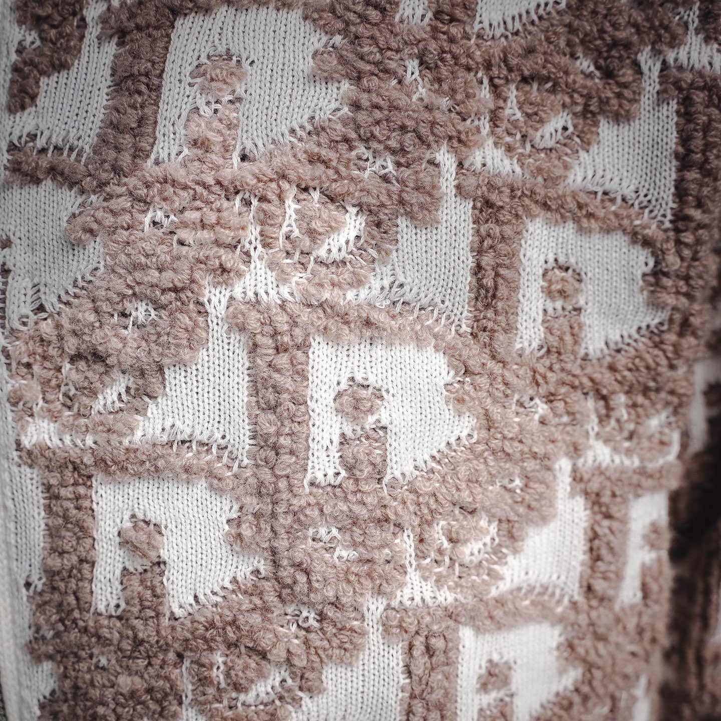 CD jacquard cardigan