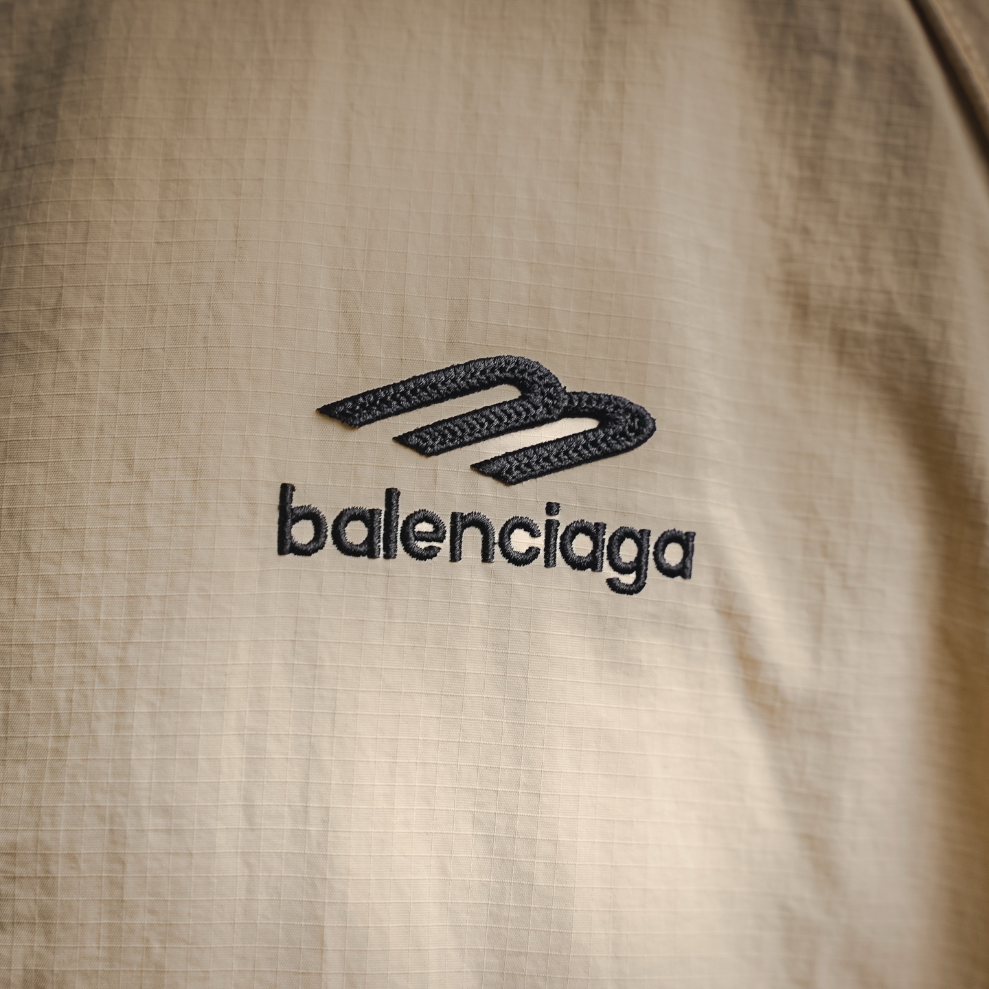 Balen embroidered zip-up jacket