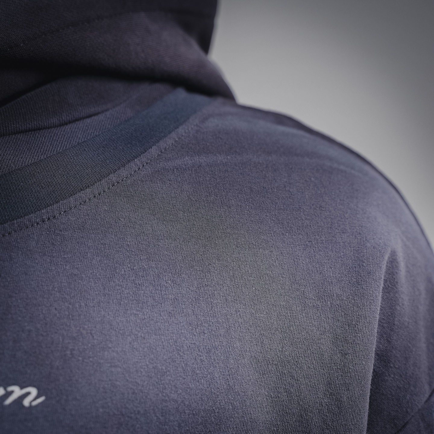 Acne washed layered hoodie