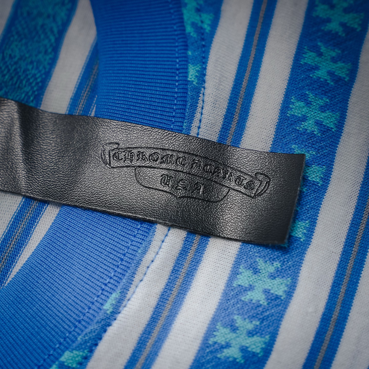 Chrome striped all-over t-shirt