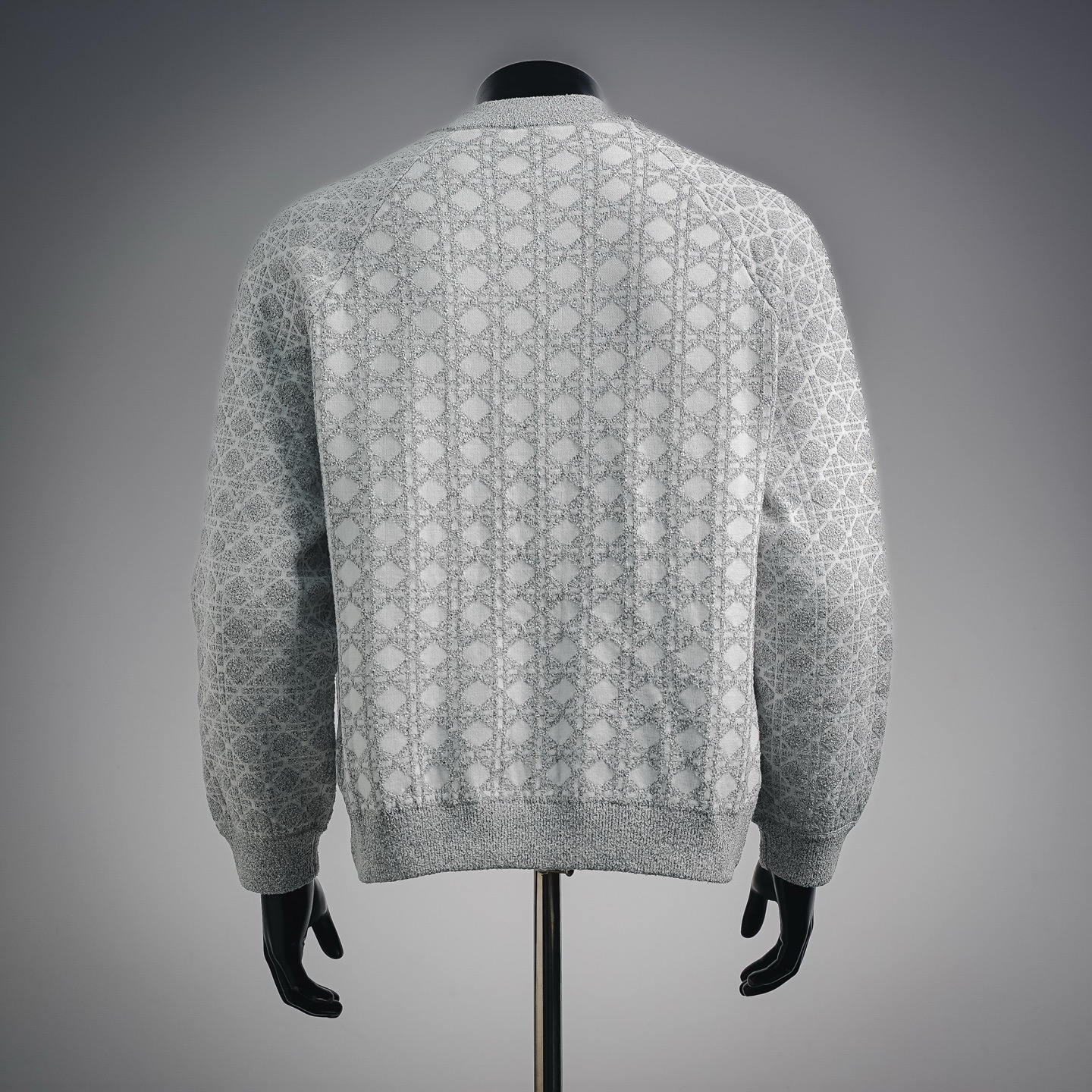 CD jacquard knit jacket