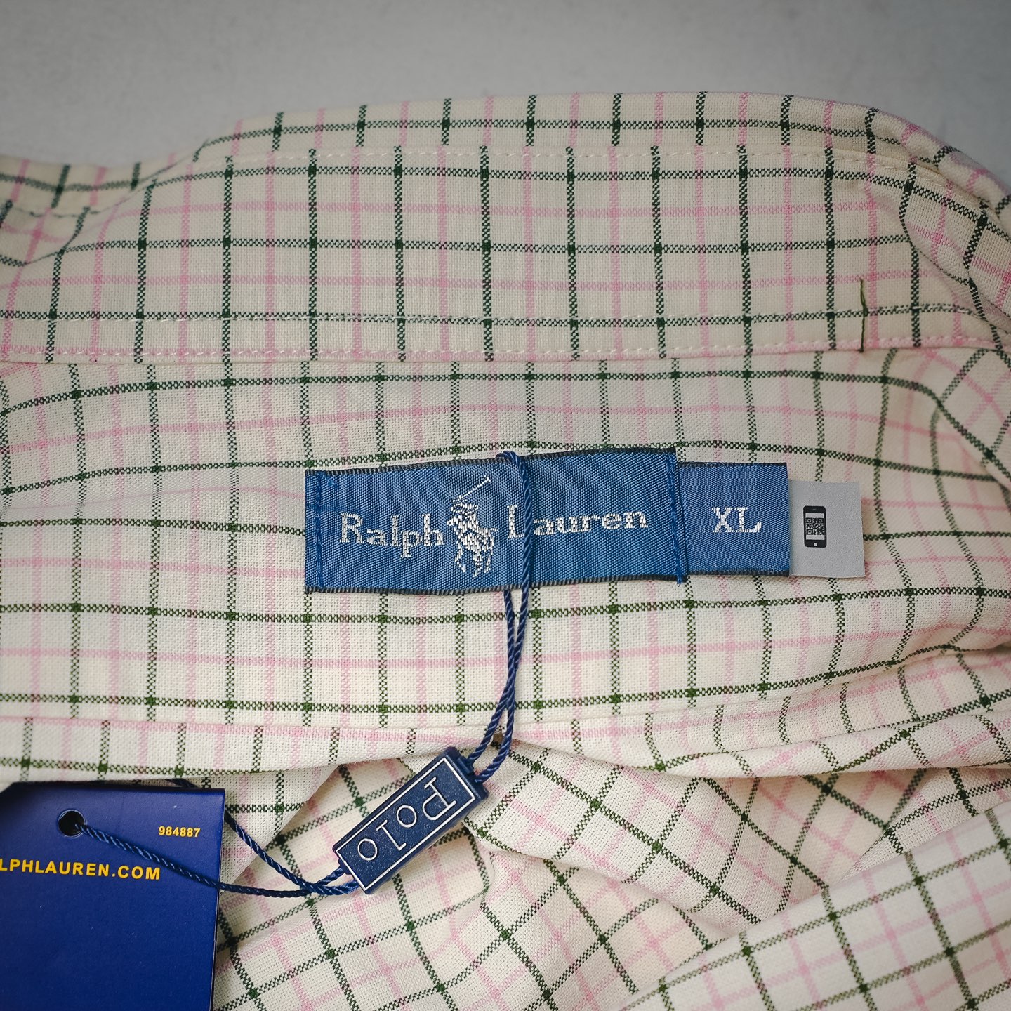 Ralph embroidered plaid shirt