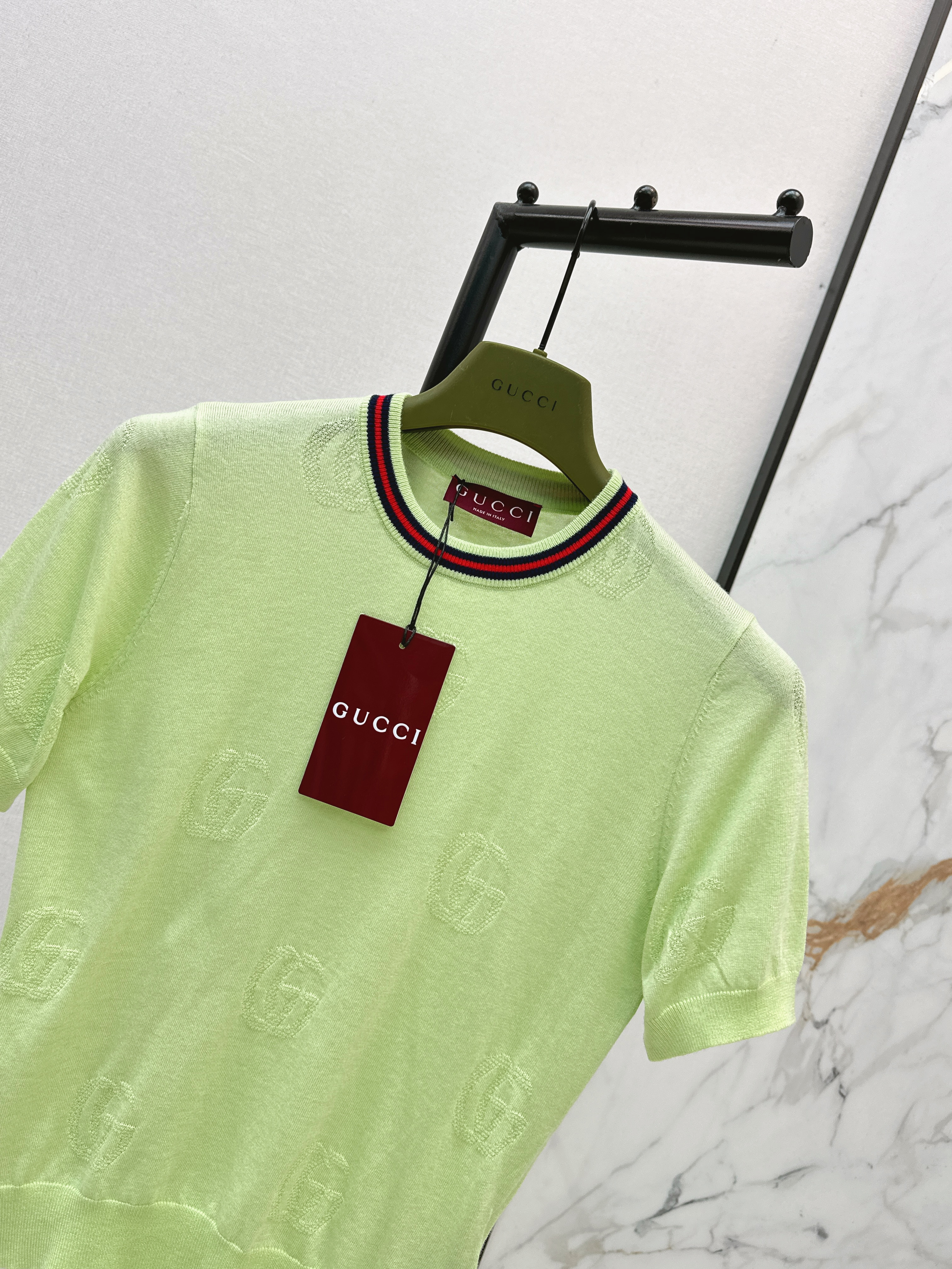 Guc 26ss jacquard sweater