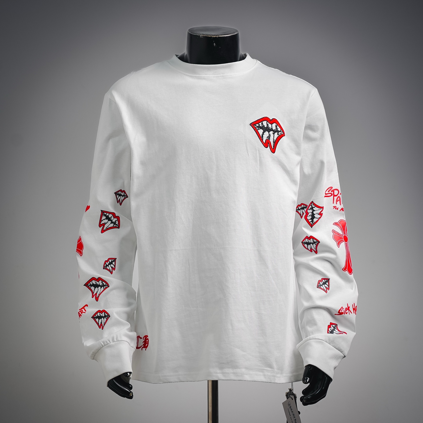 Chrome applique sweatshirt