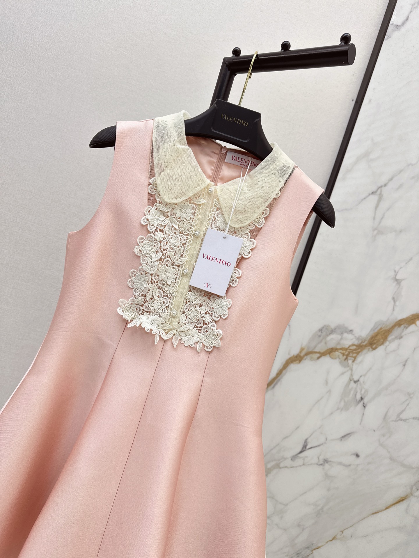 Valen 26ss lace vest dress