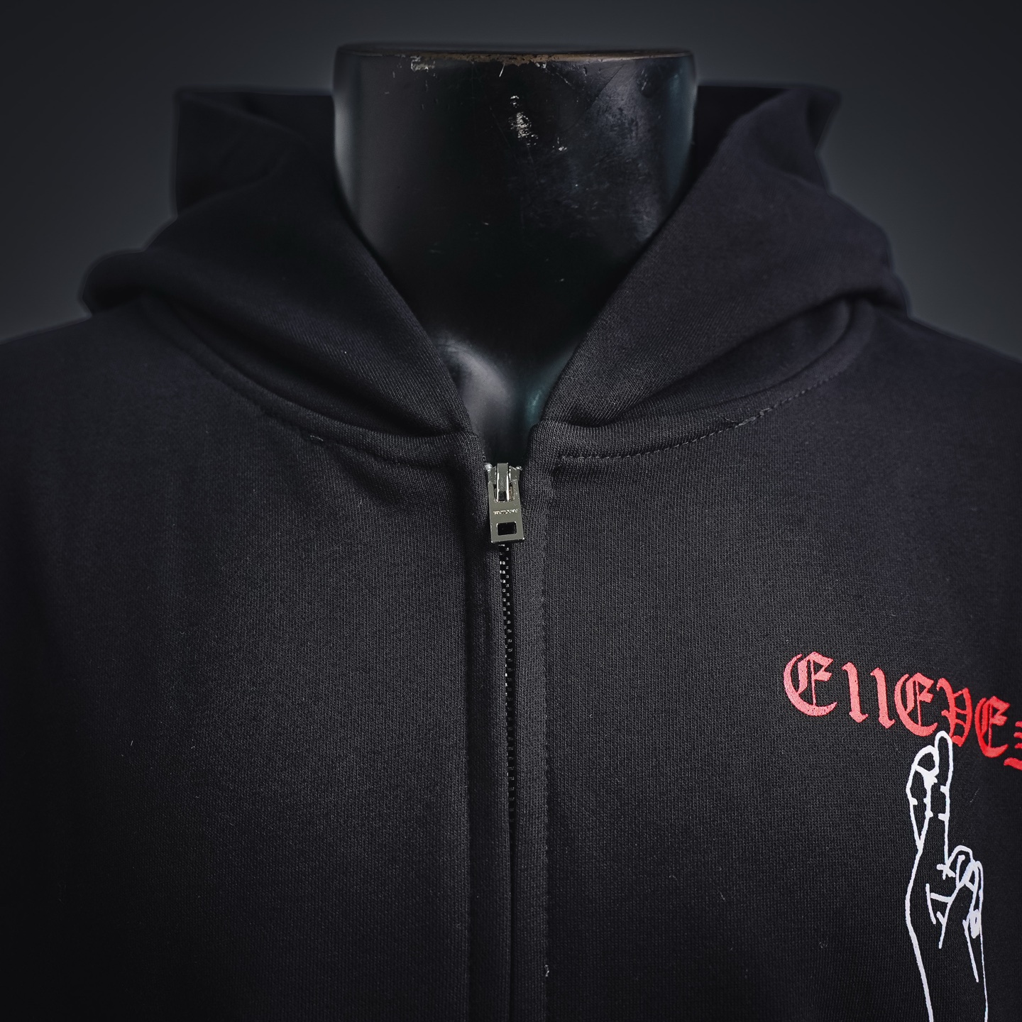 We11 printed zip-up jacket