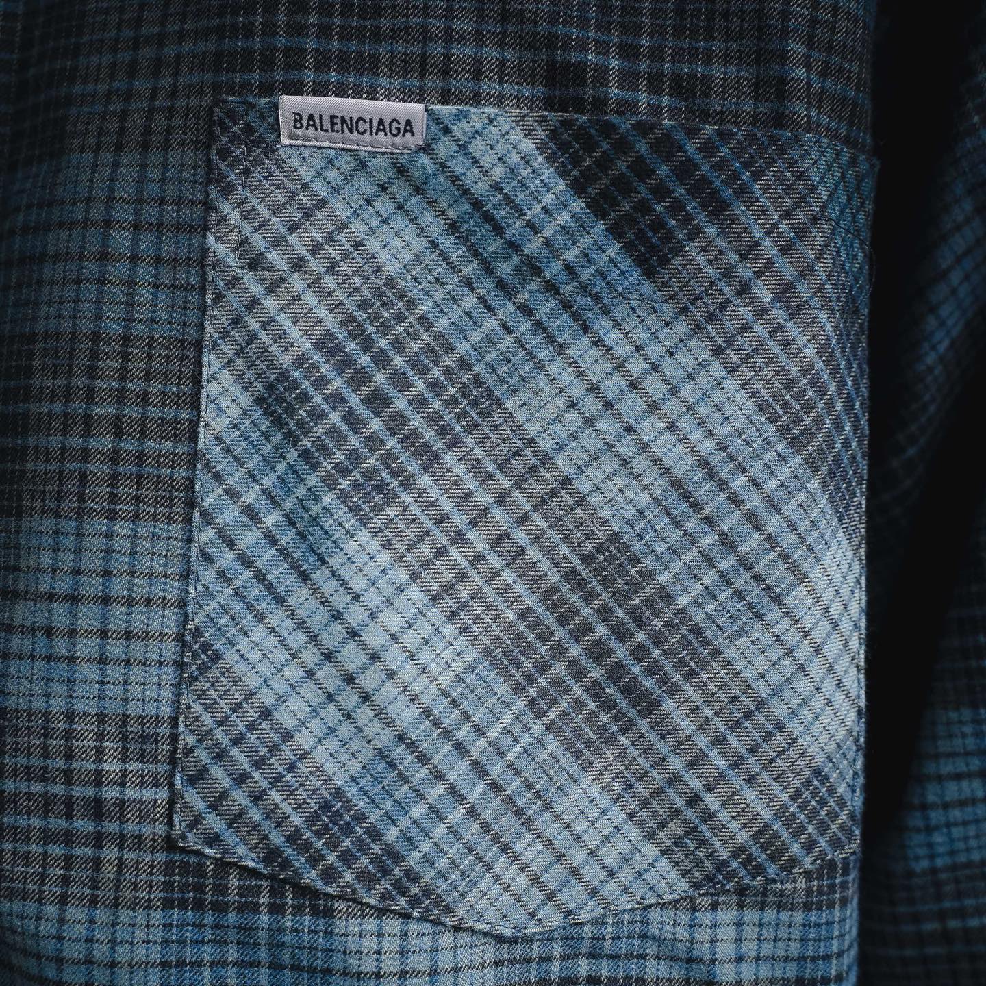 Balen plaid zip-up coat