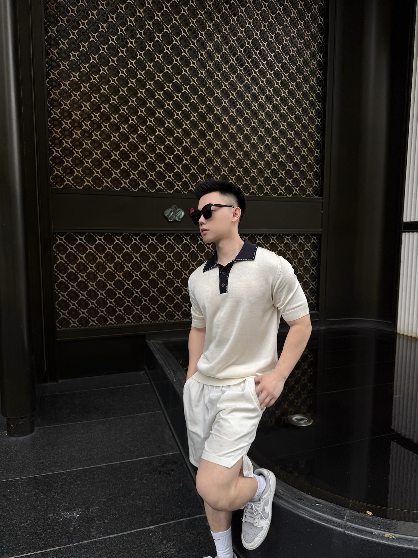 Fend knit Polo