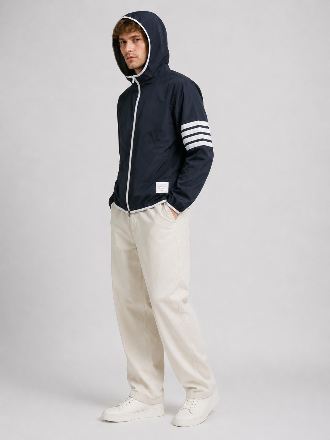 Thom striped jacket