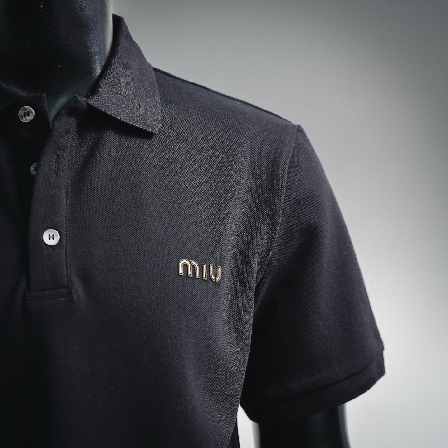 Miu embroidered Polo