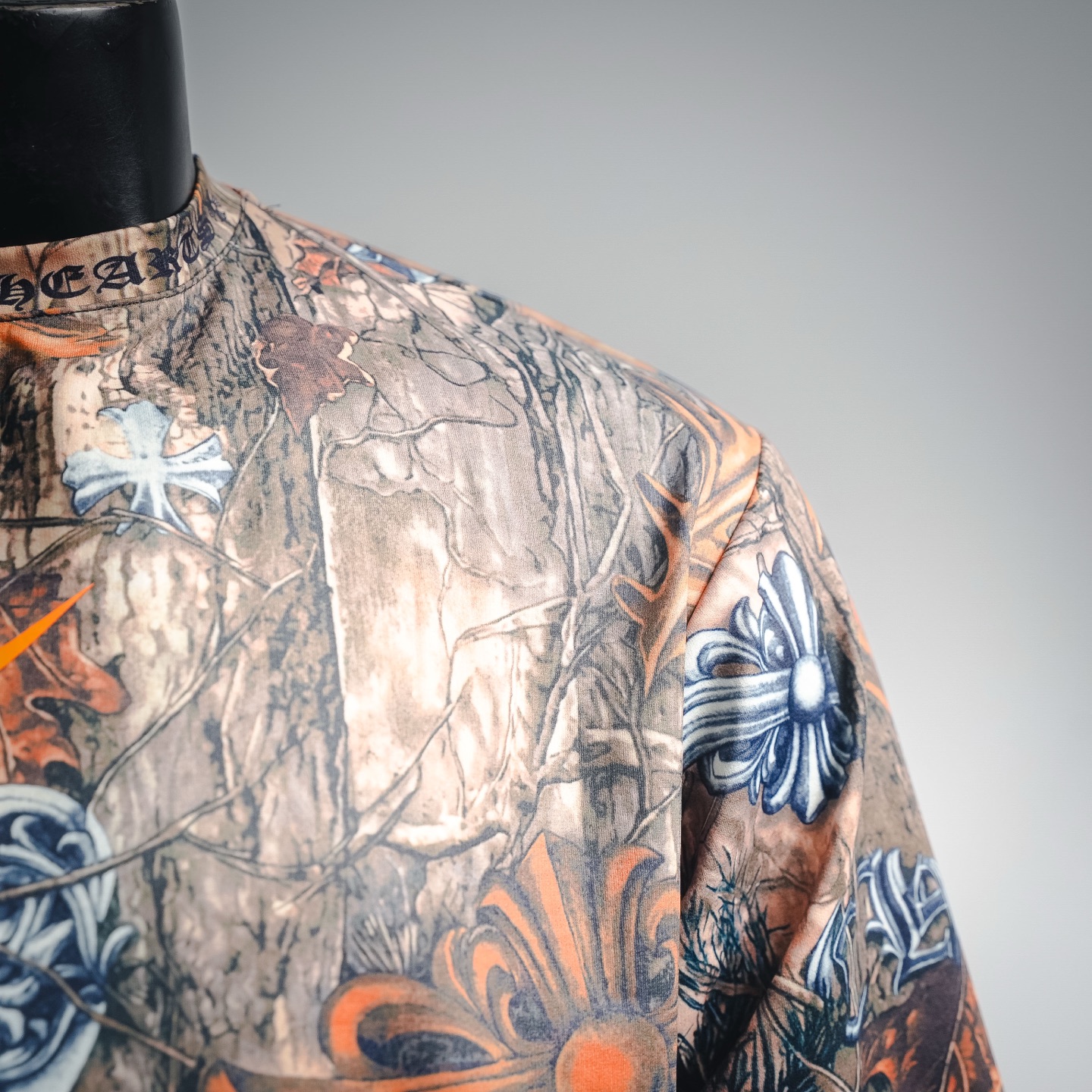Chrome cross print sweatshirt