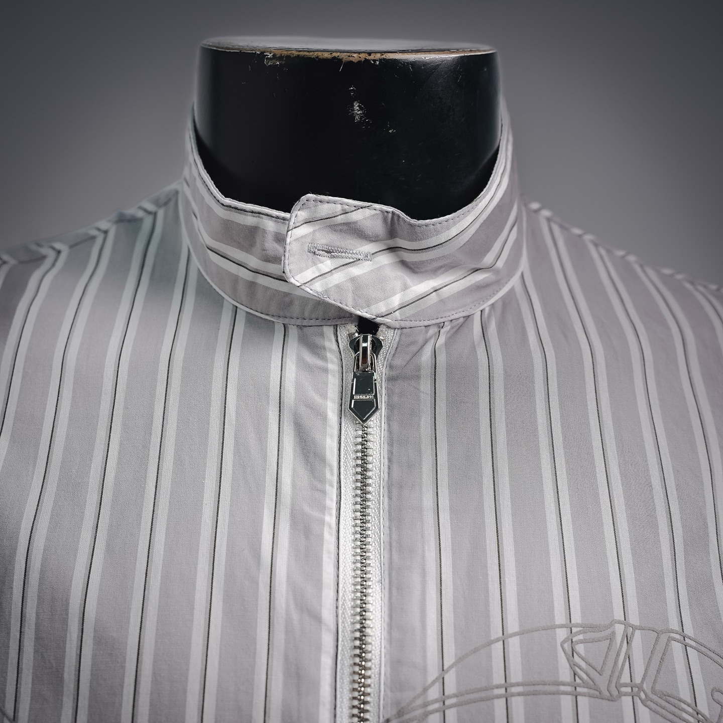 Herm striped graphic jacket
