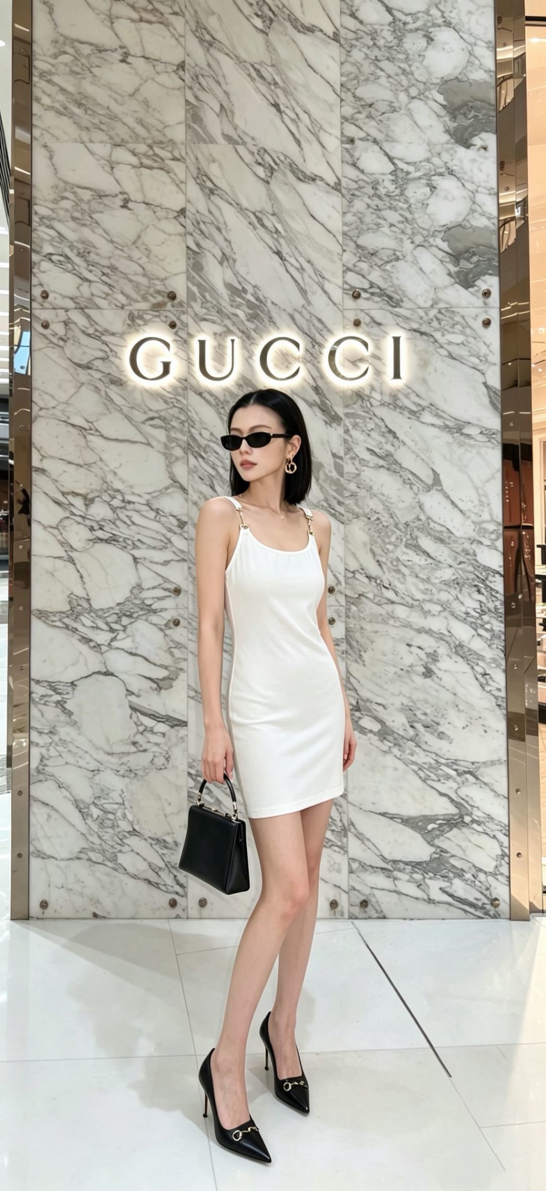 Guc 26ss slip dress