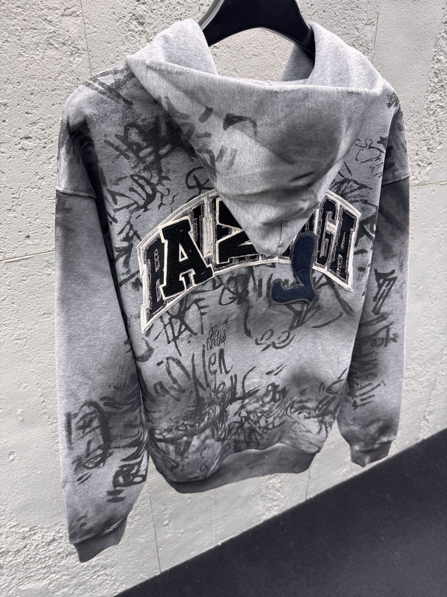 Balen graffiti-print jacket