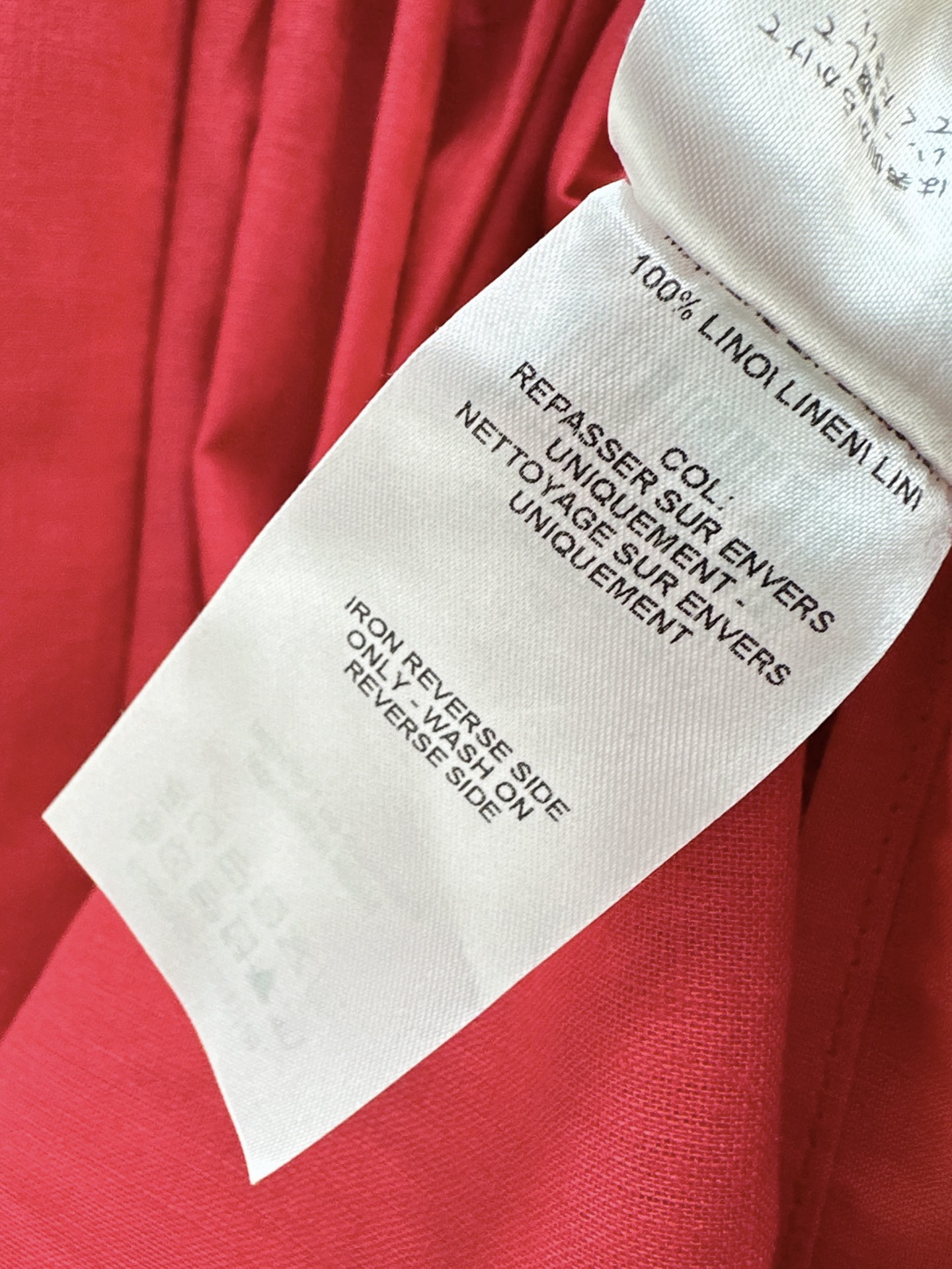Chol 26ss belted linen dress