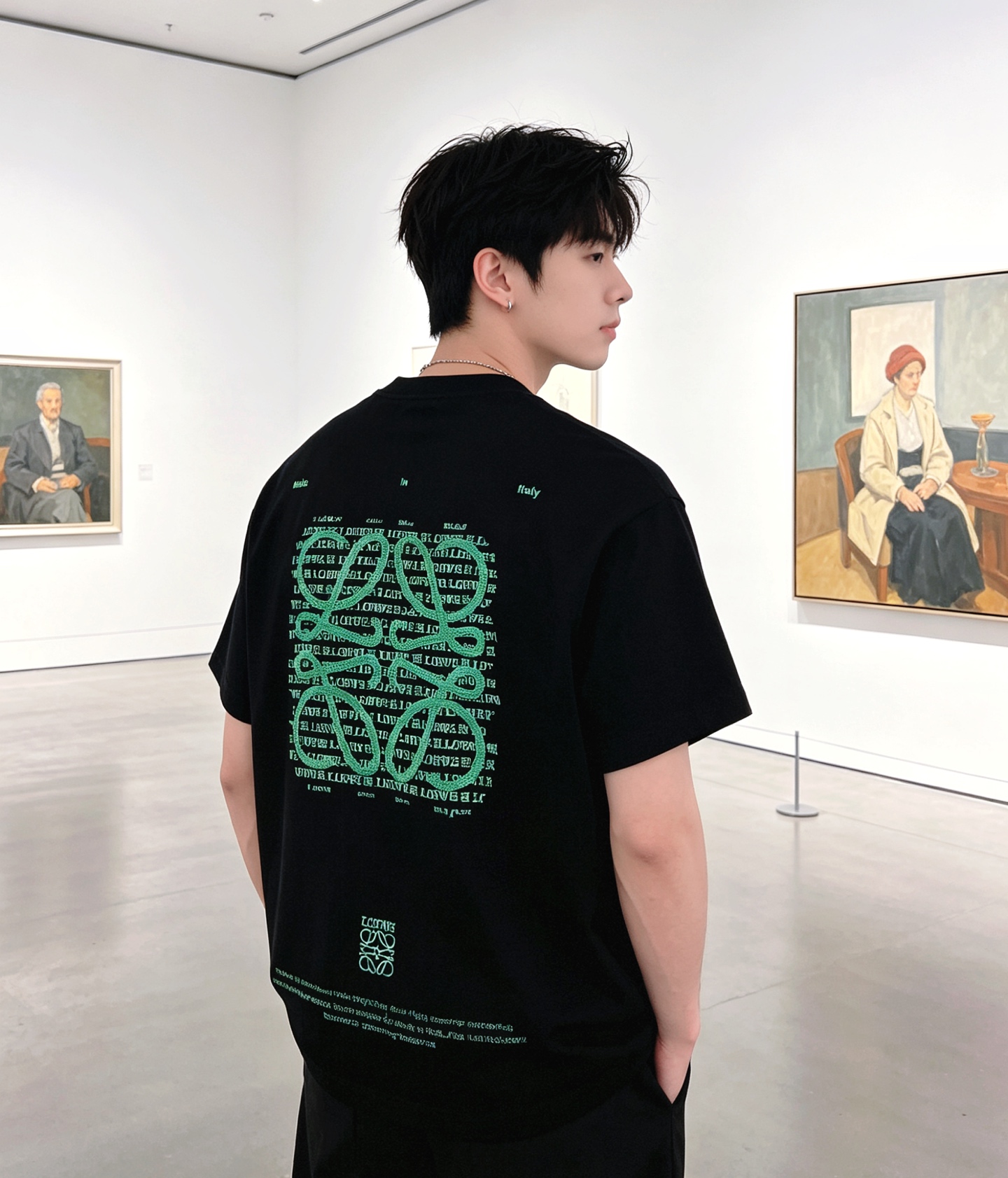 Loe sequin embroidered t-shirt
