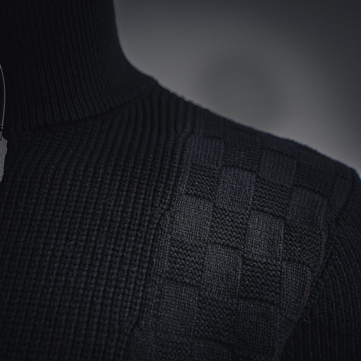 Louis quarter-zip stand-collar sweater
