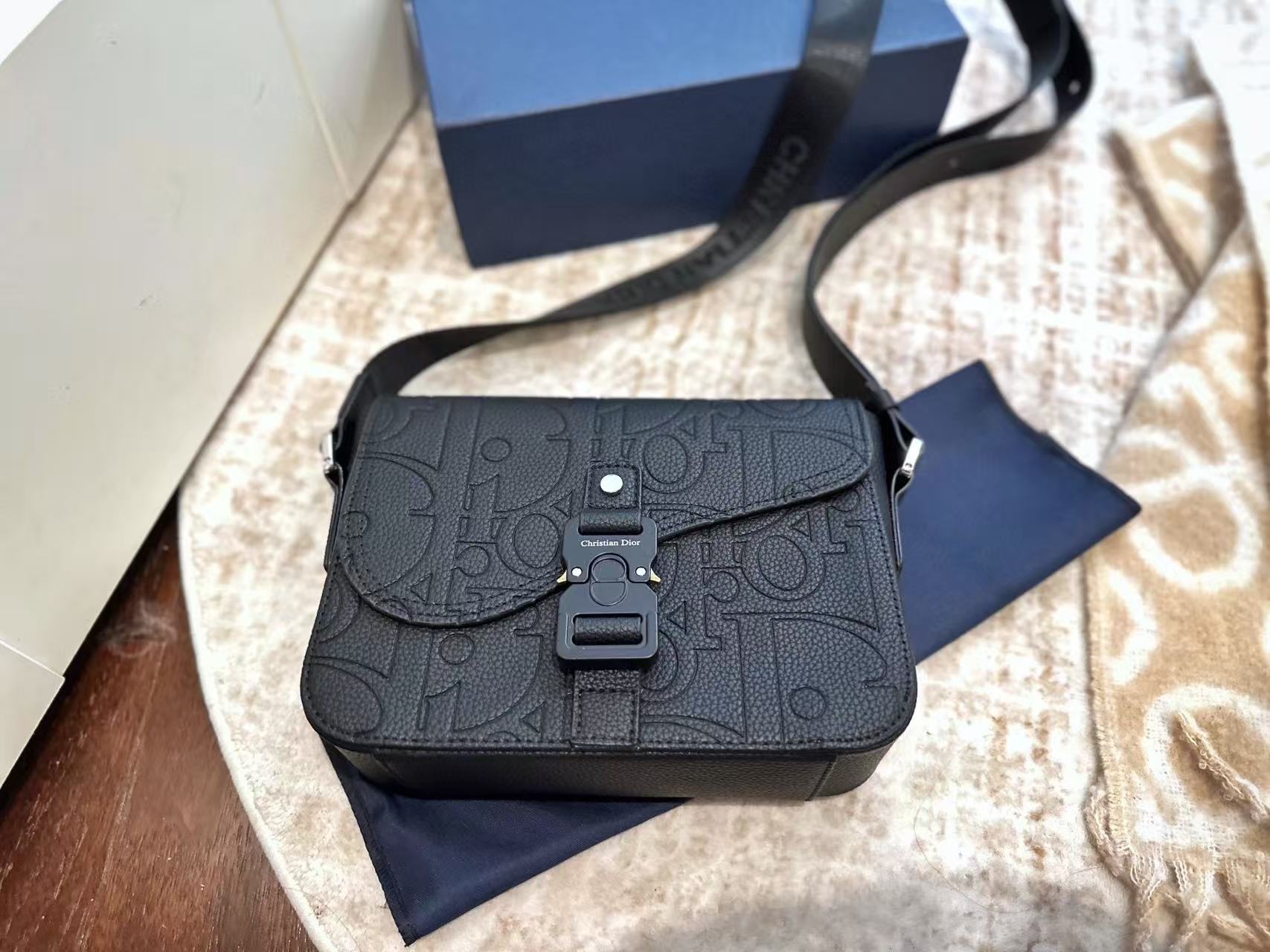 CD saddle crossbody bag
