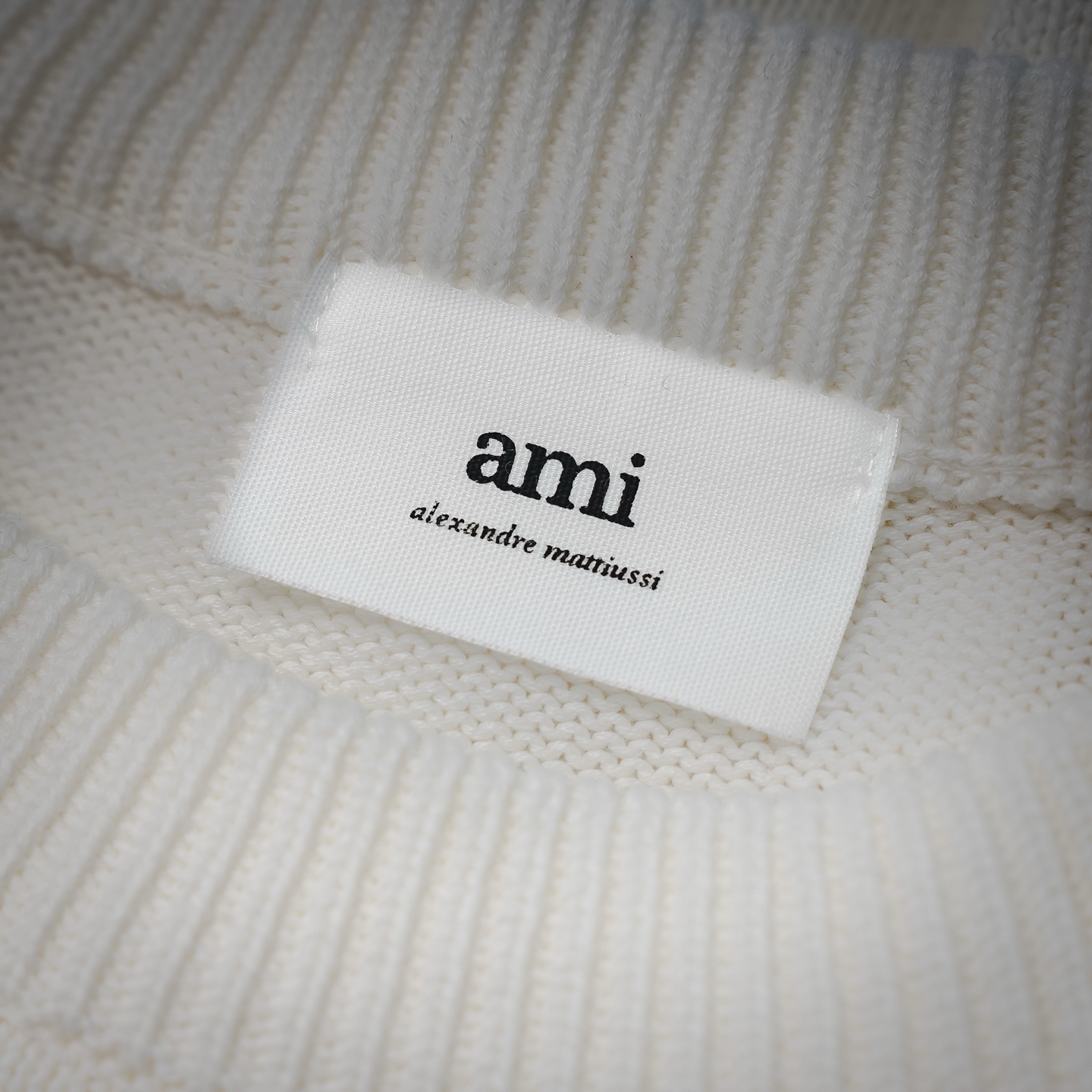 Ami jacquard sweater