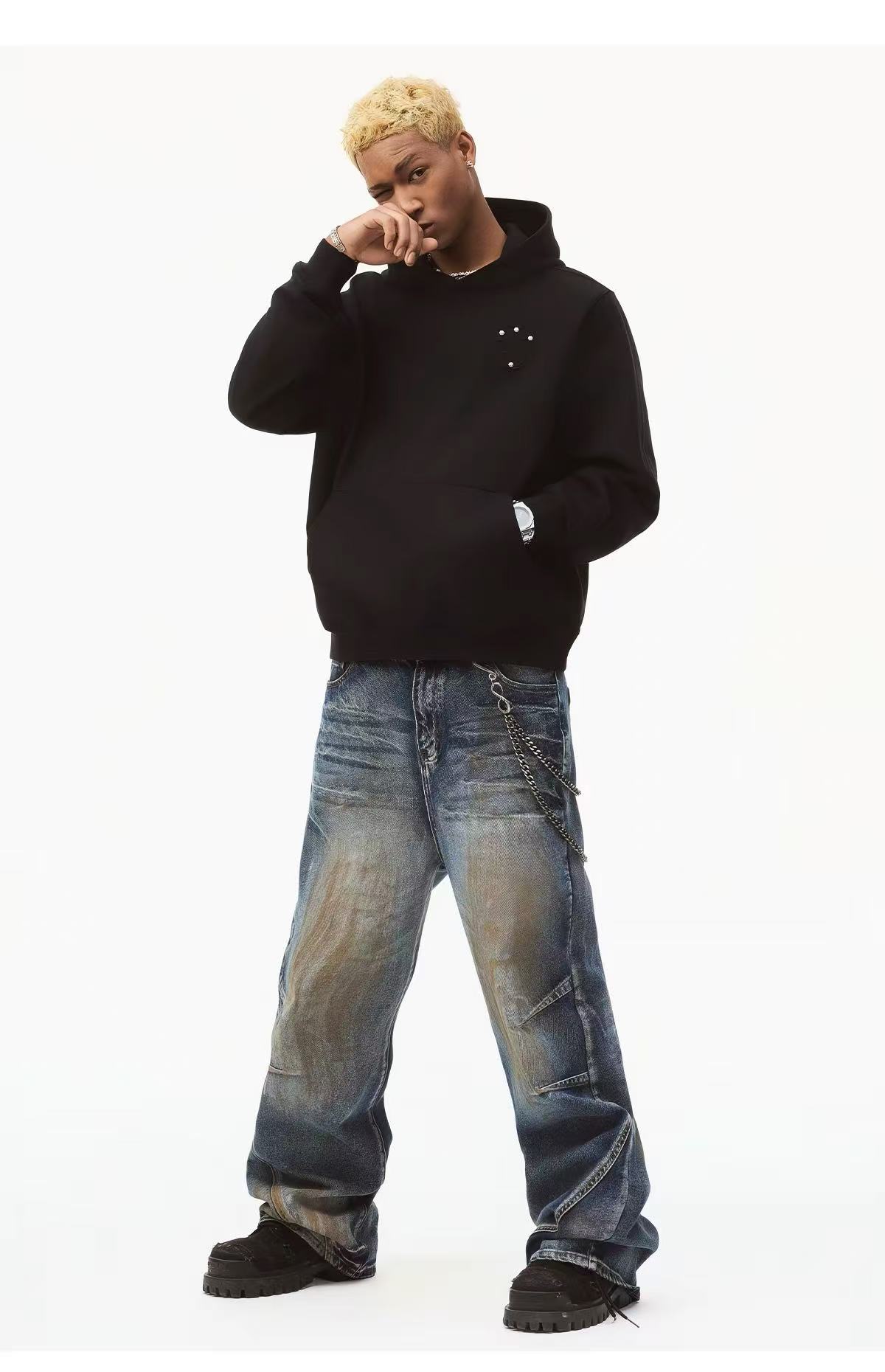 Stk applique hoodie