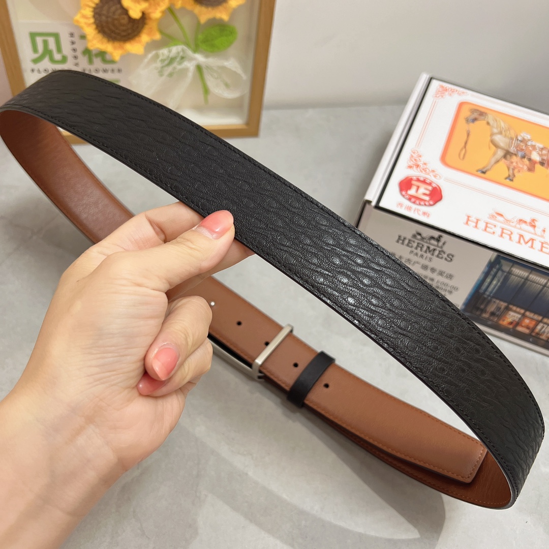 Herm cowhide belt