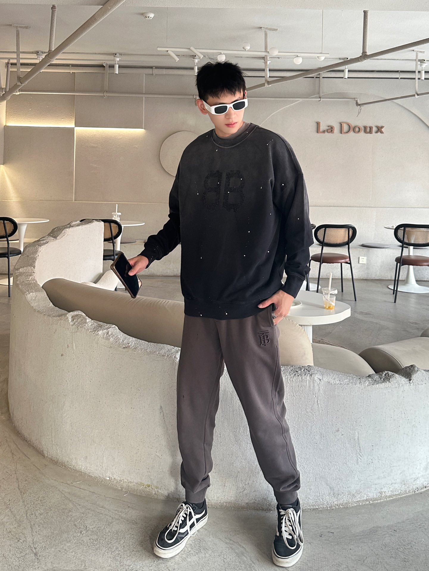 Bur tapered pants