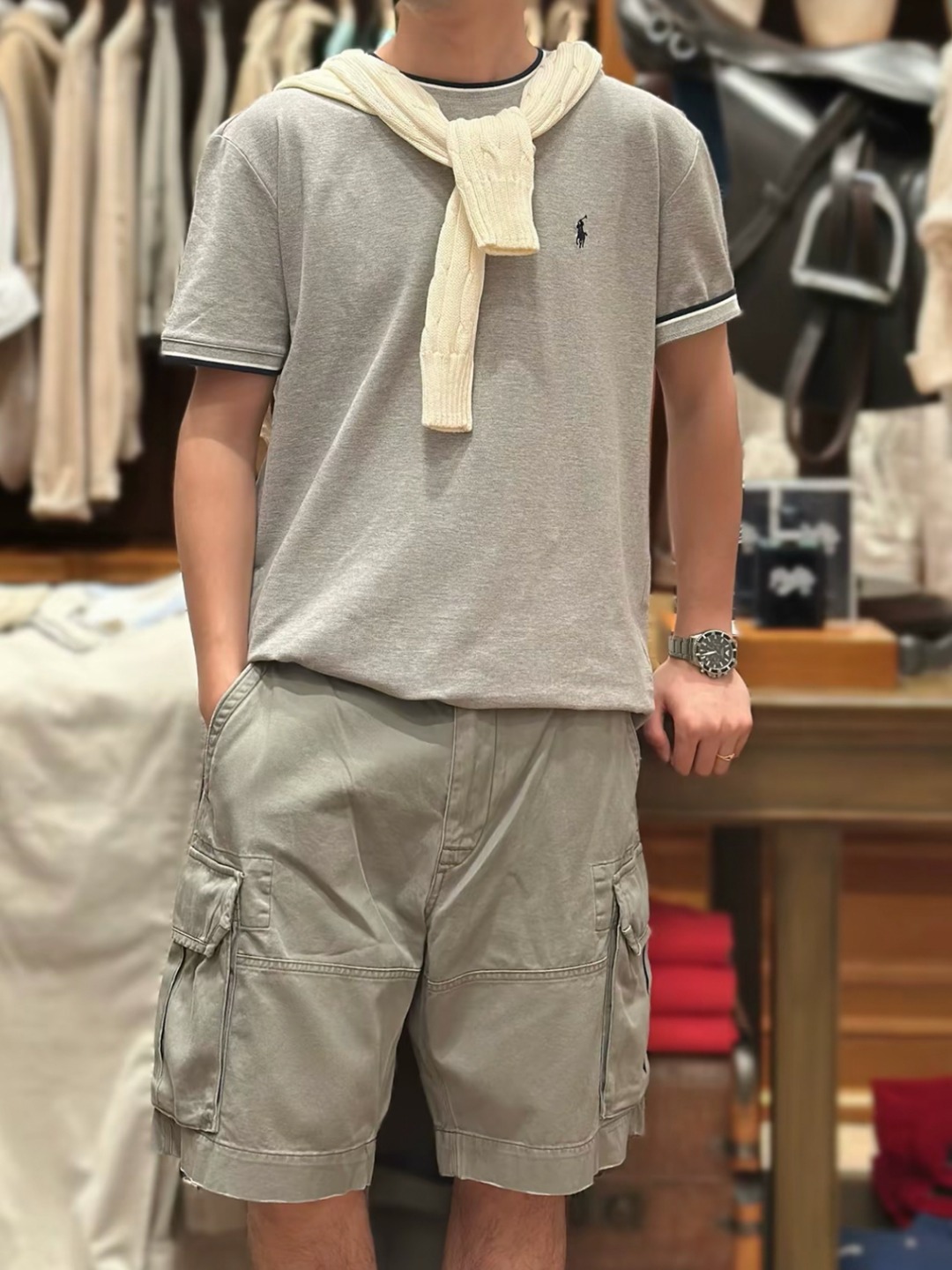 Ralph logo embroidered t-shirt