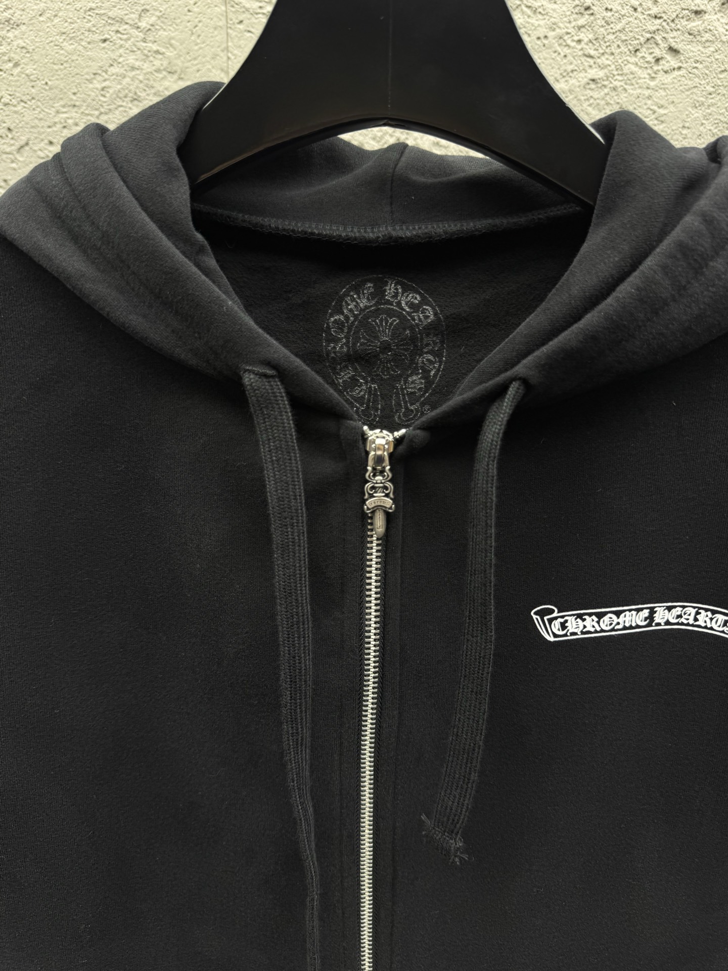 Chrome printed zip-up jacket