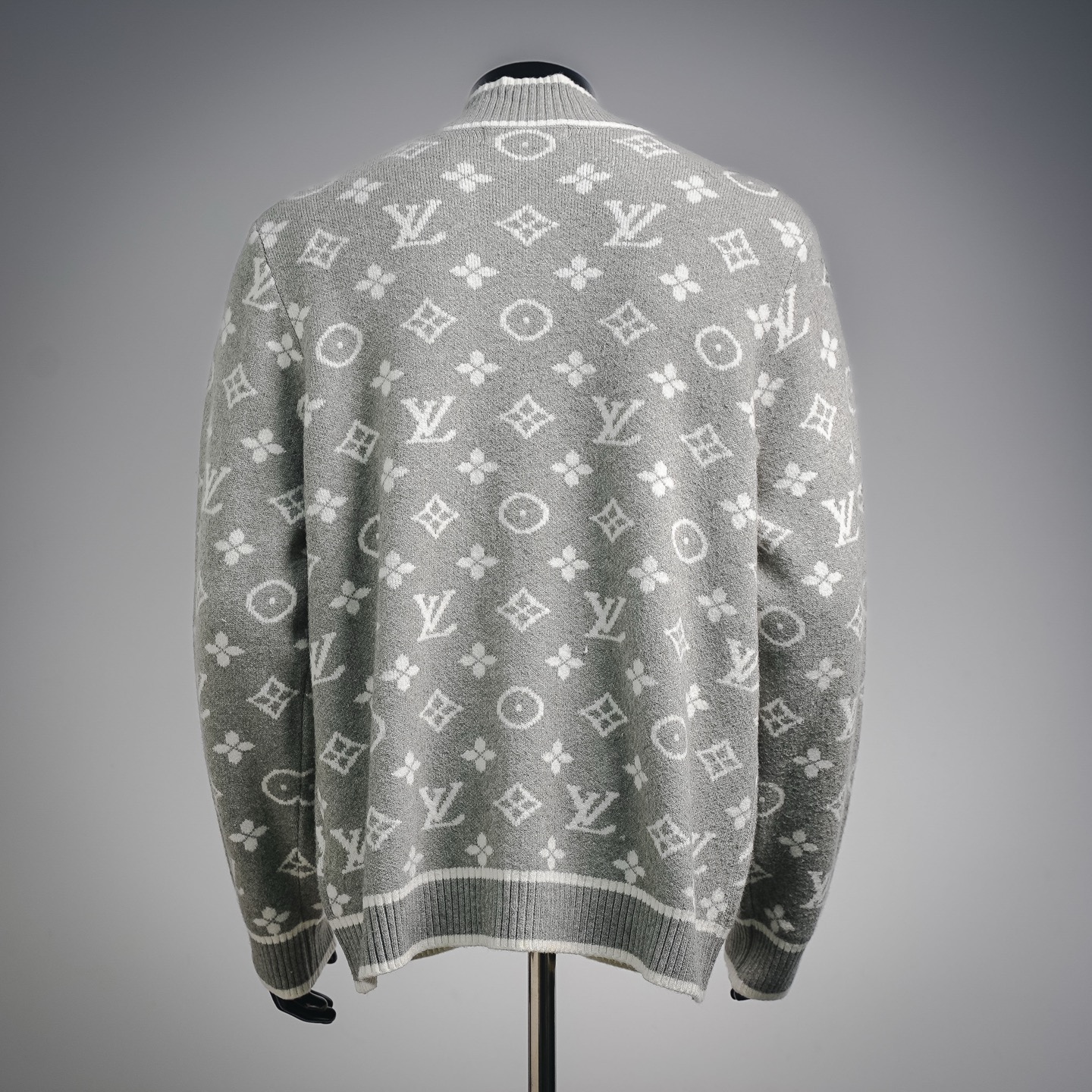 Louis monogram knit cardigan