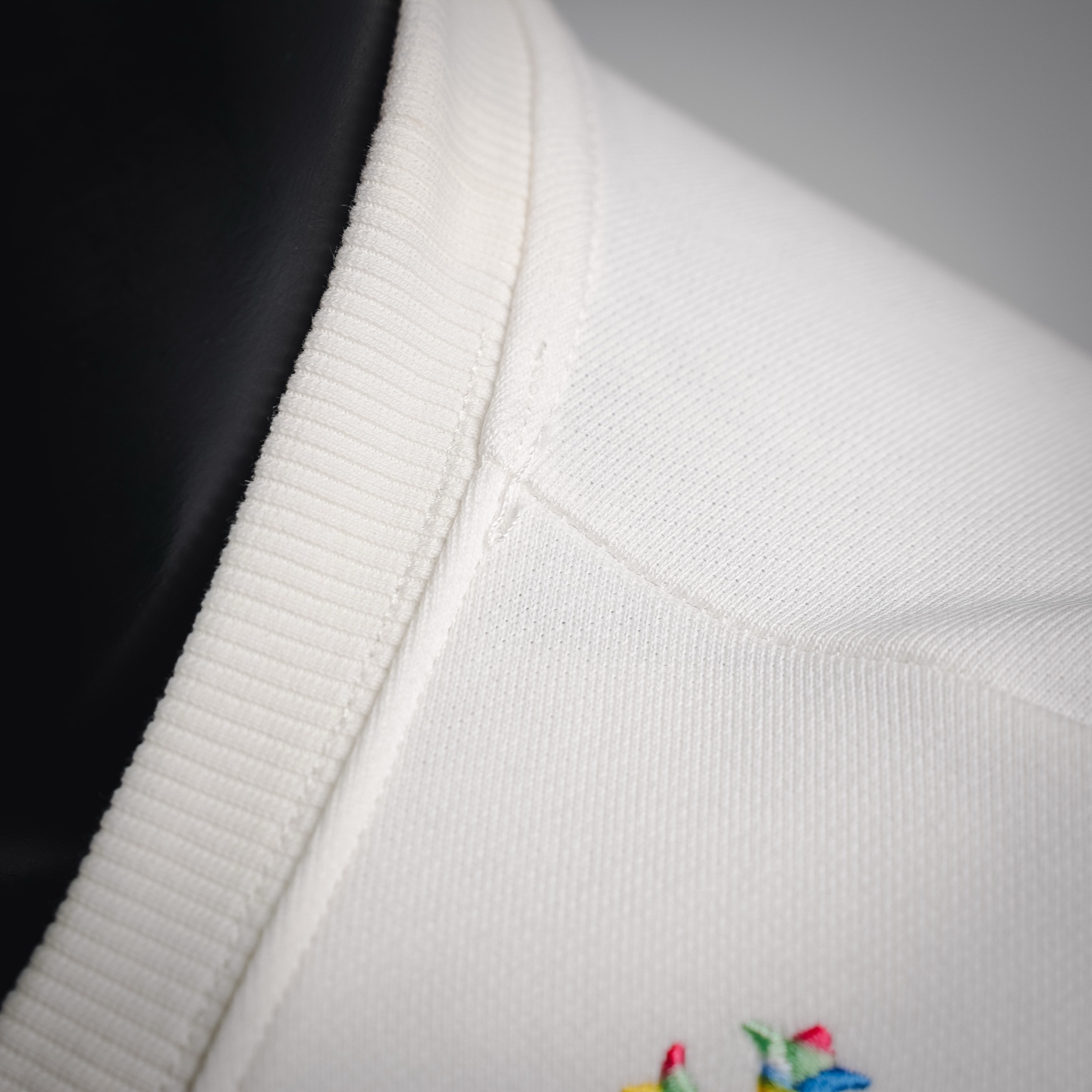 Chrome embroidered gothic sweatshirt