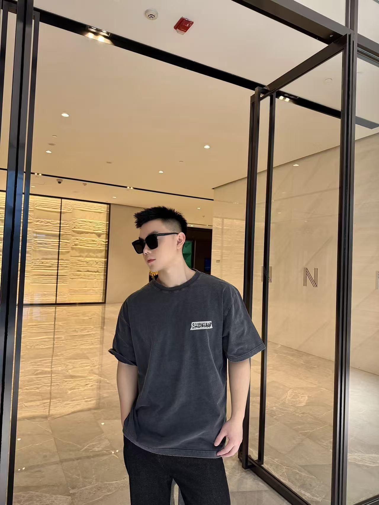 Balen tape-style t-shirt
