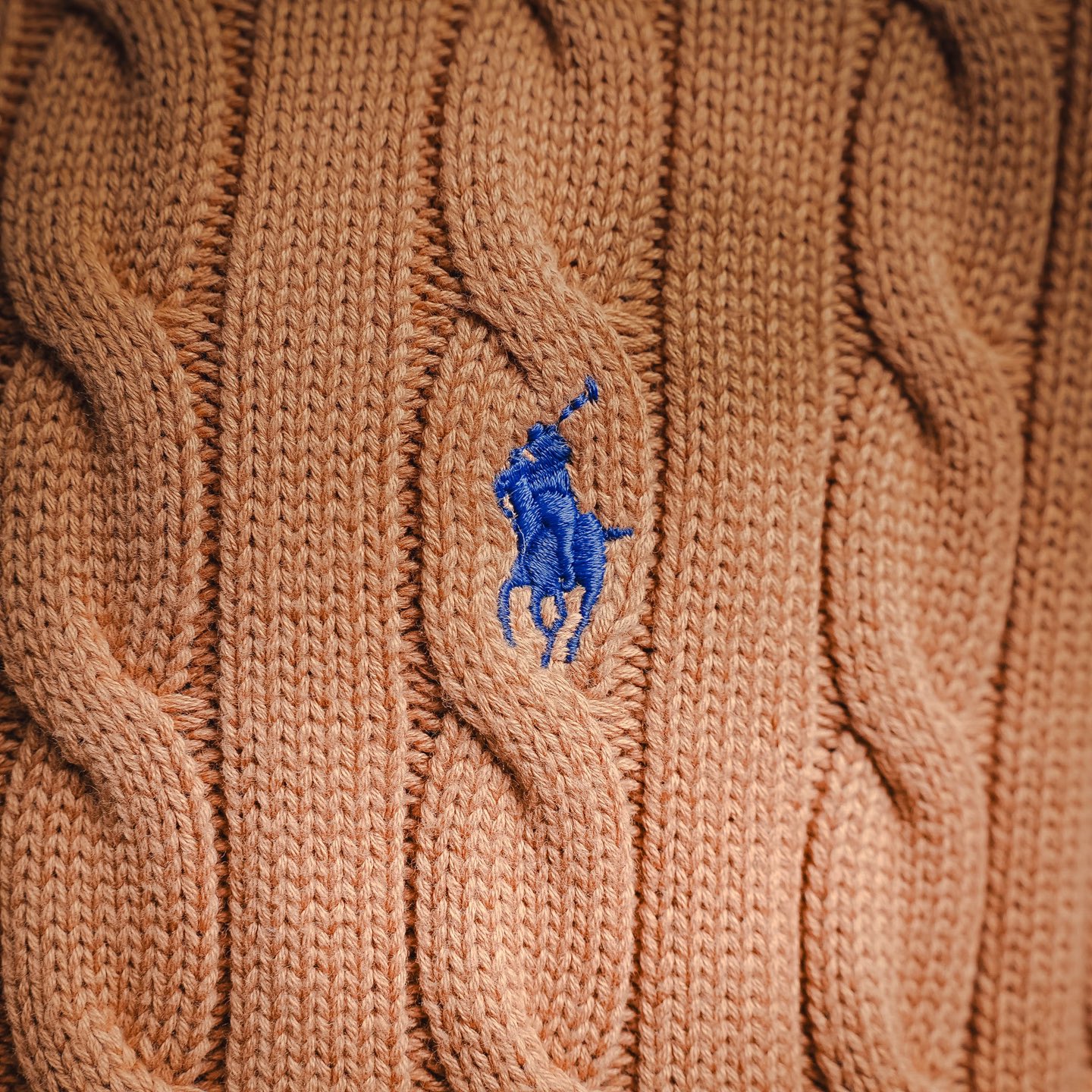 Ralph knit sweater zip-up jacket