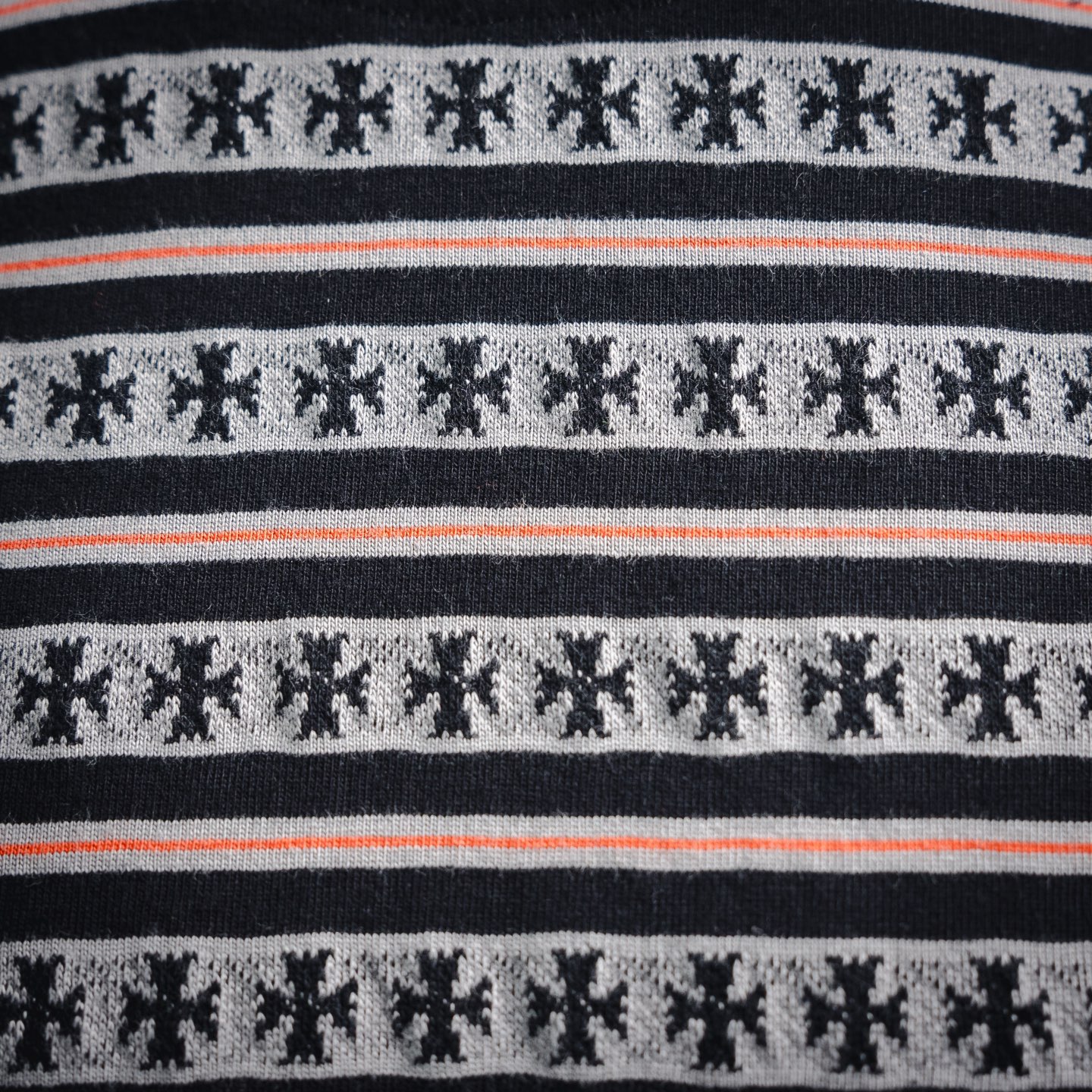 Chrome striped t-shirt