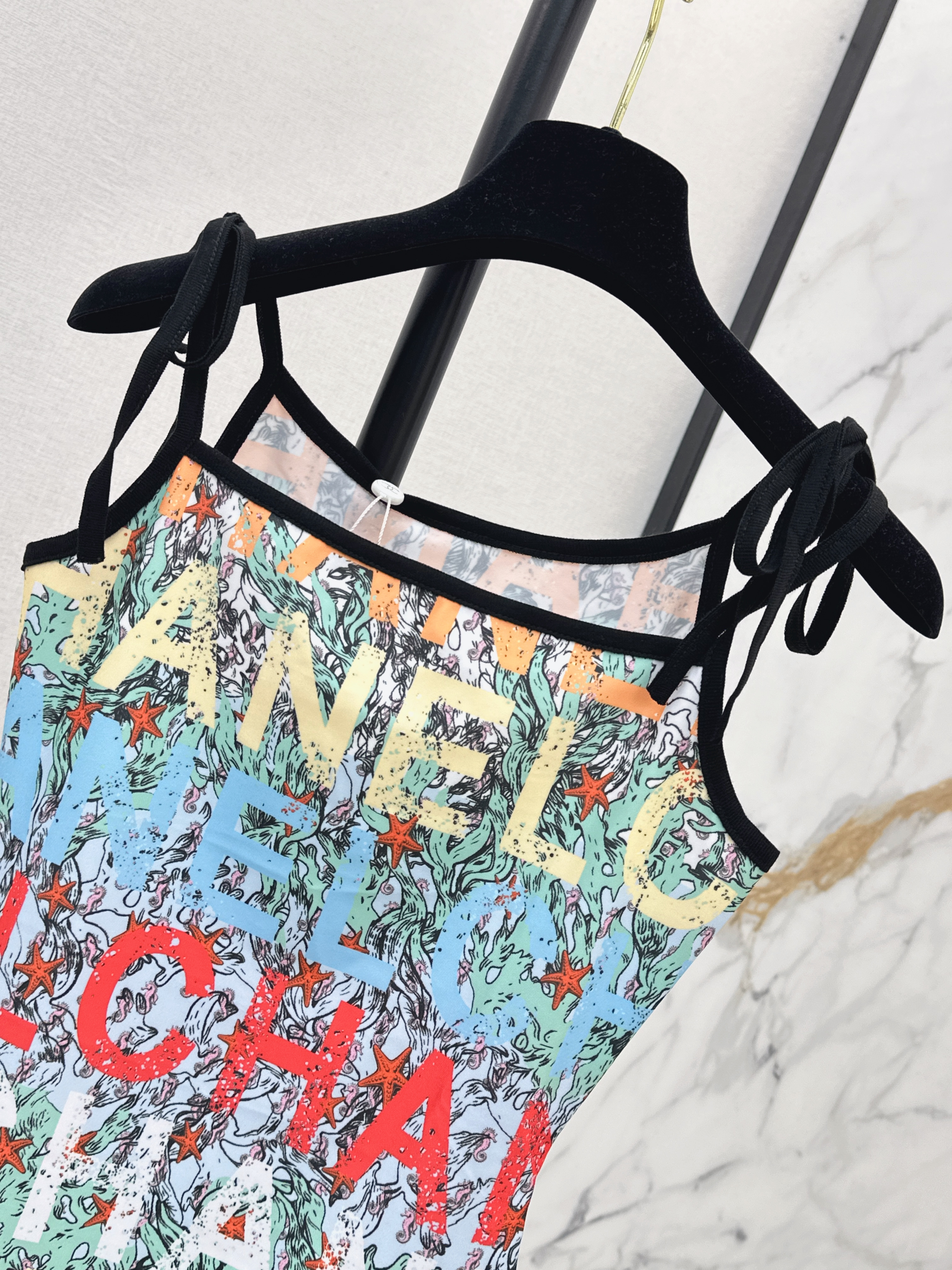 Chan 26ss tie-strap swimsuit