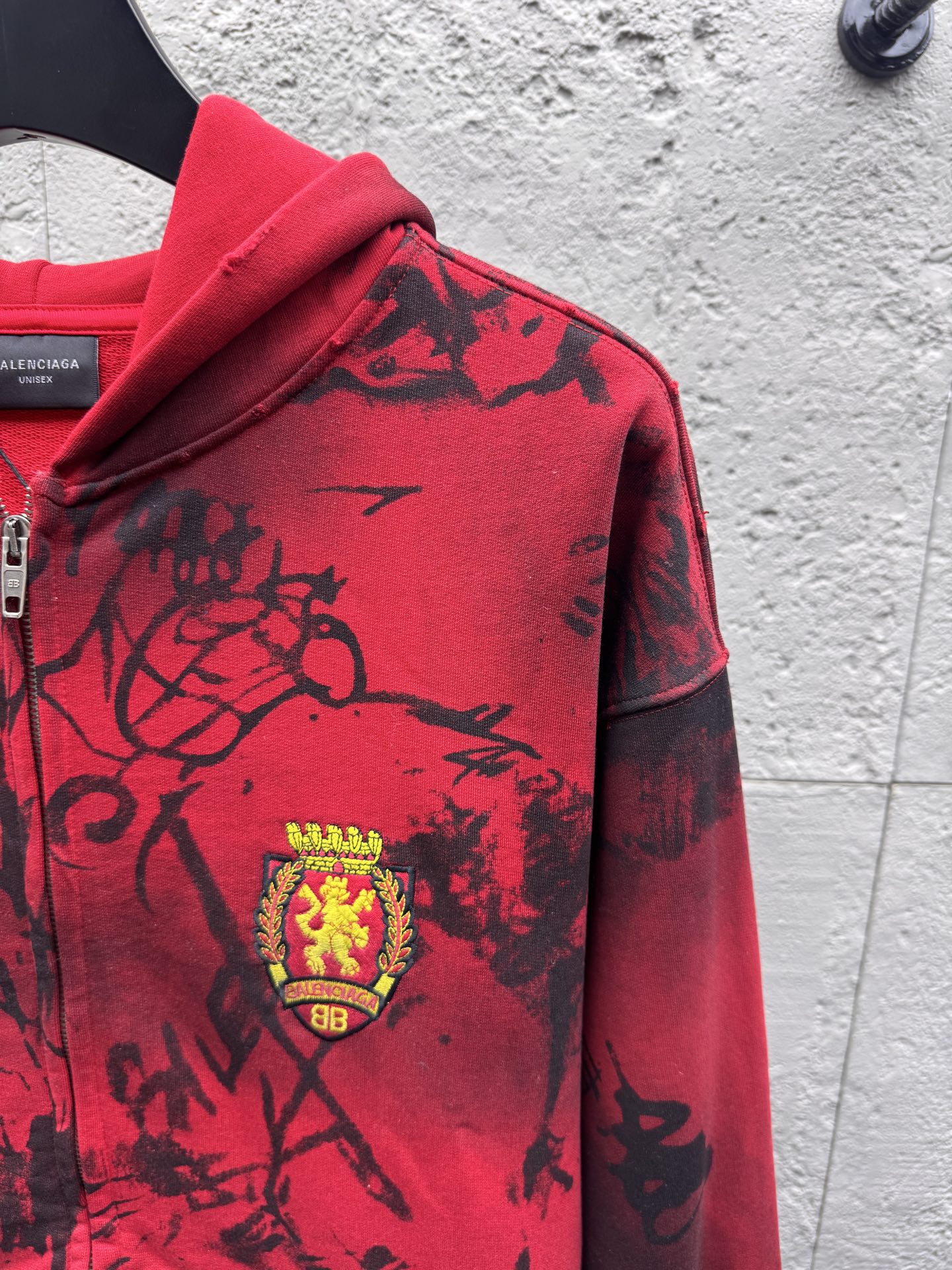Balen graffiti-print jacket