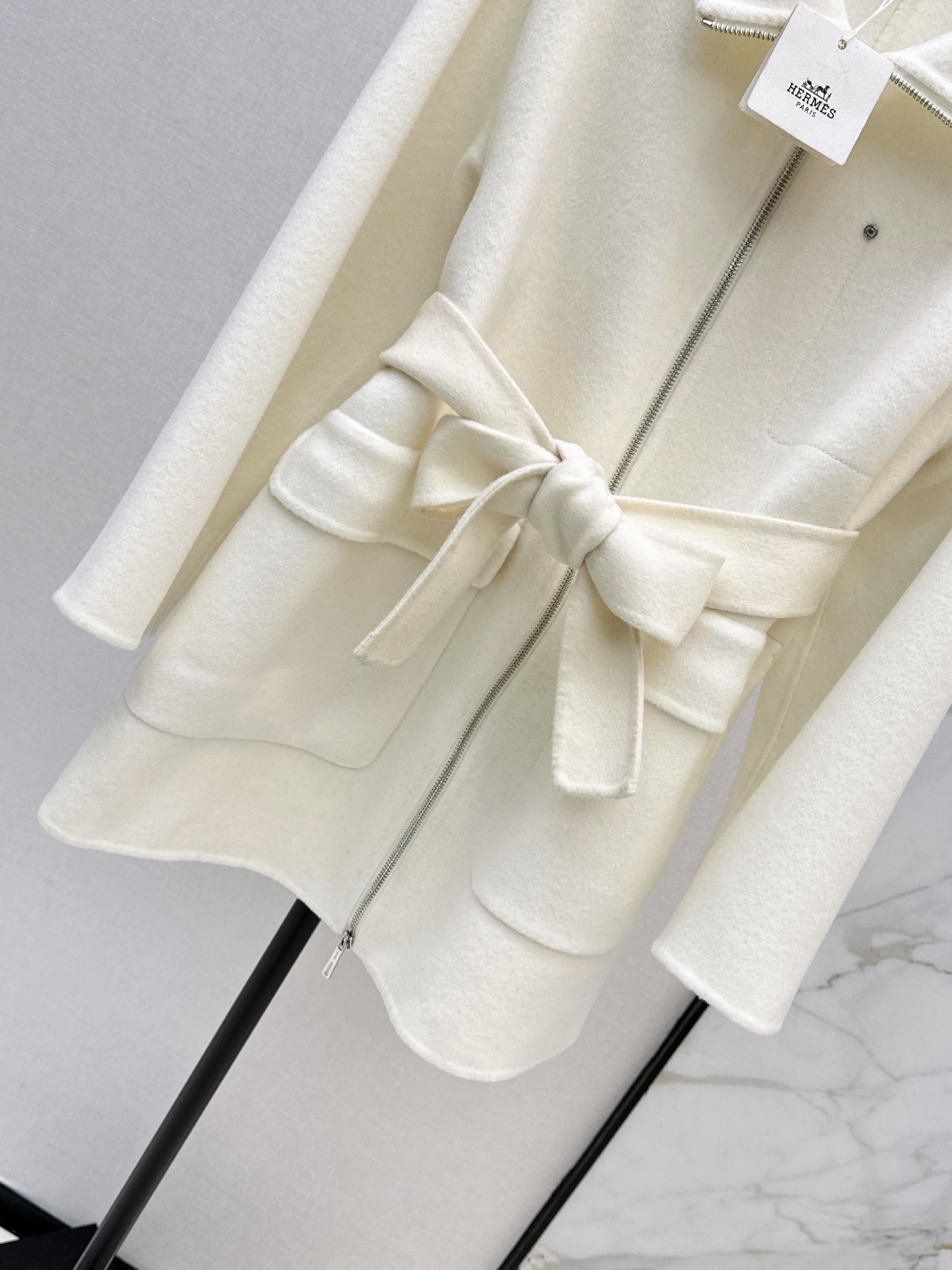 Her 26fw cashmere zipper overcoats