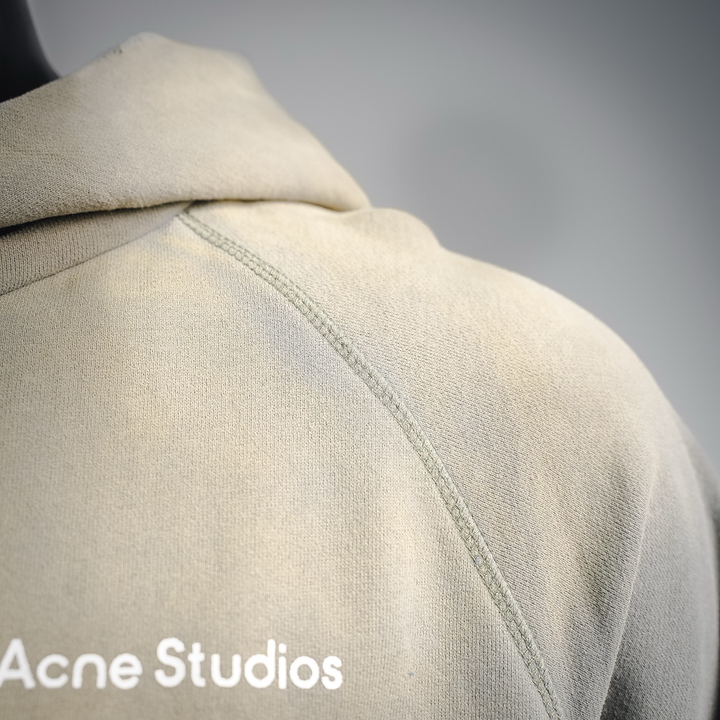 Acne distressed hooded jacket