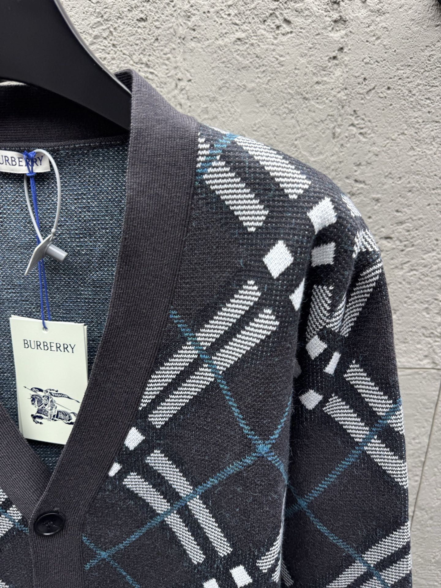 Bur jacquard cardigan