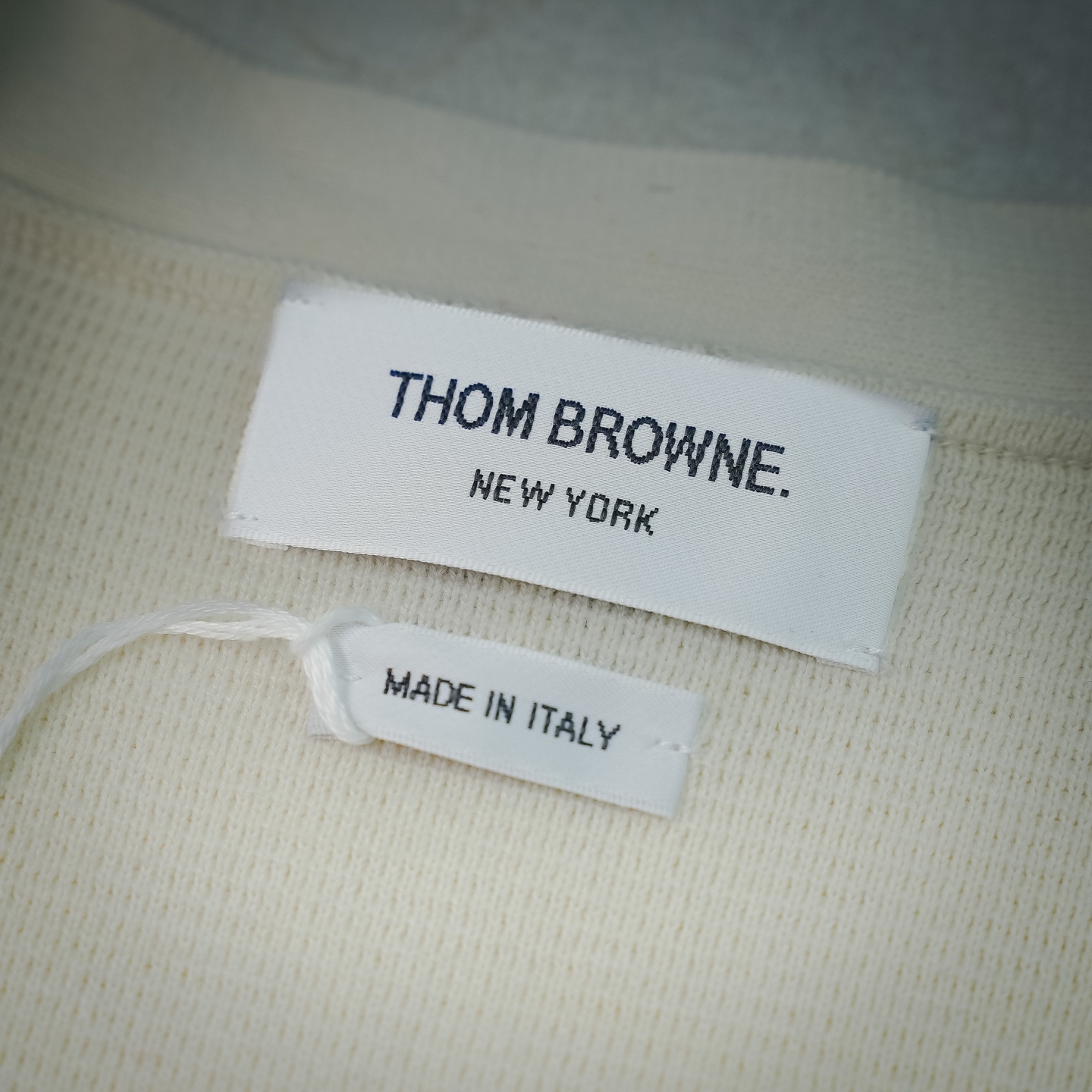 Thom striped classic cardigan