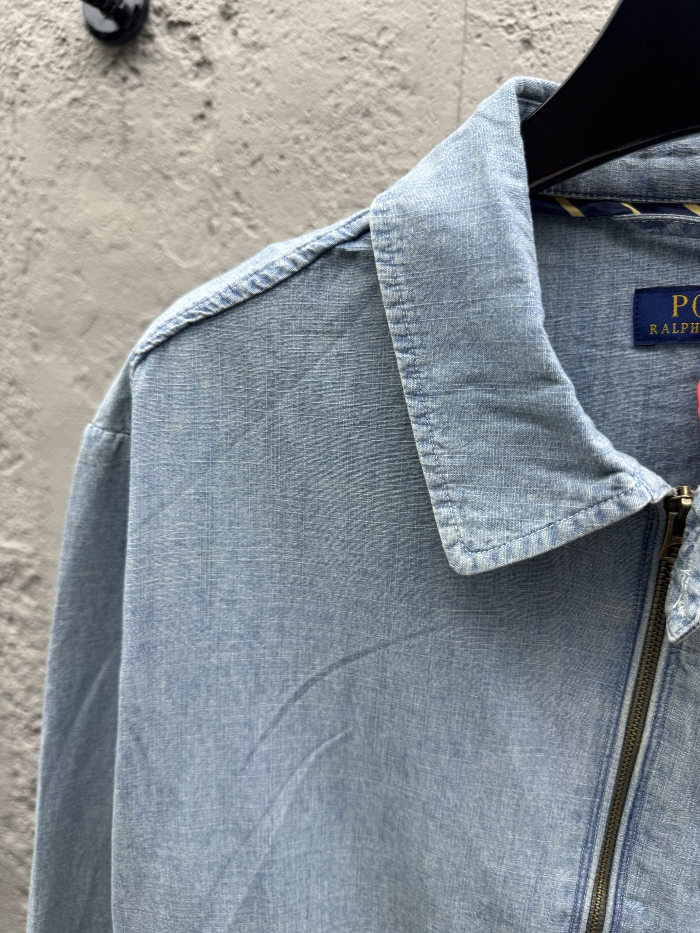Ralph embroidered denim jacket
