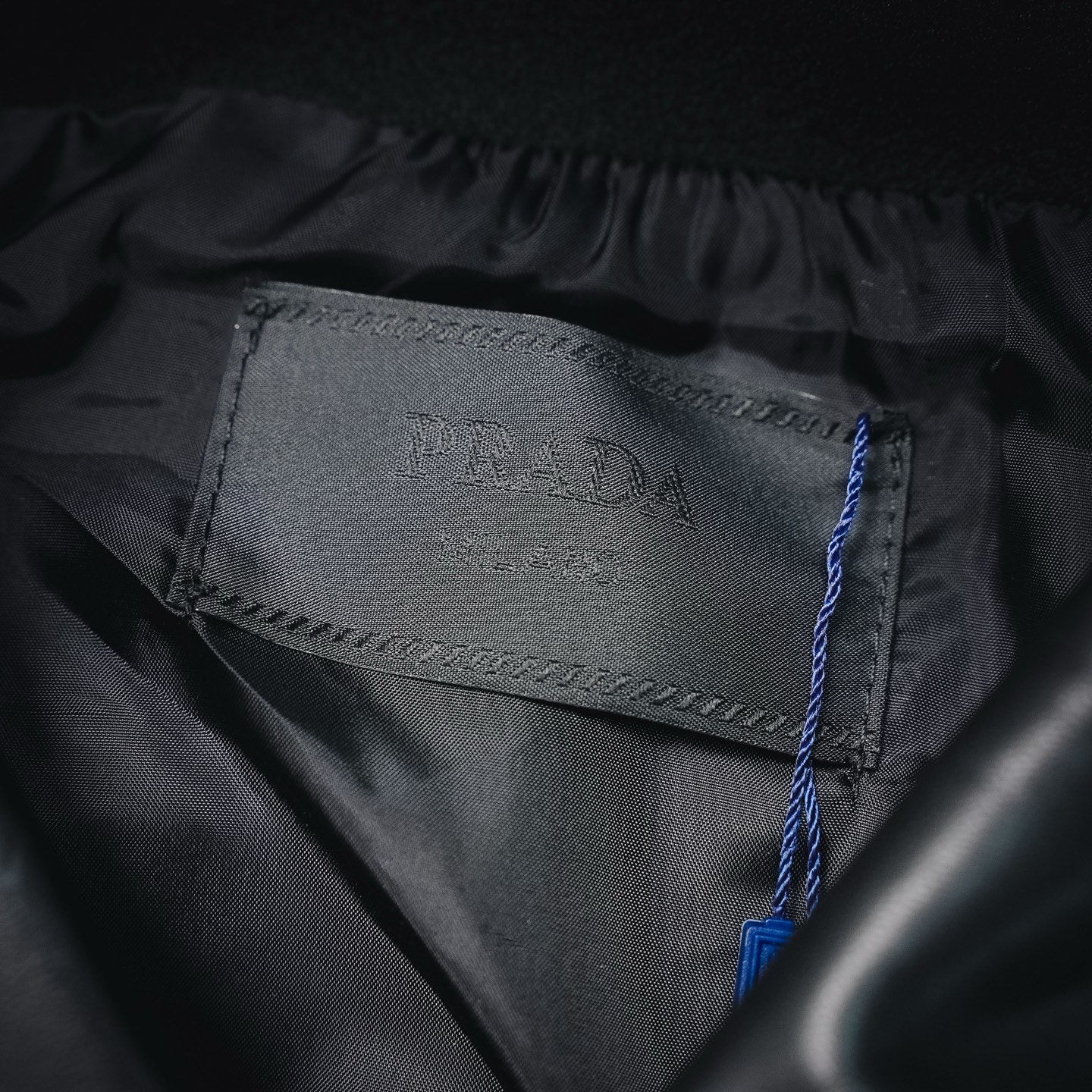 Pra leather sleeve varsity jacket