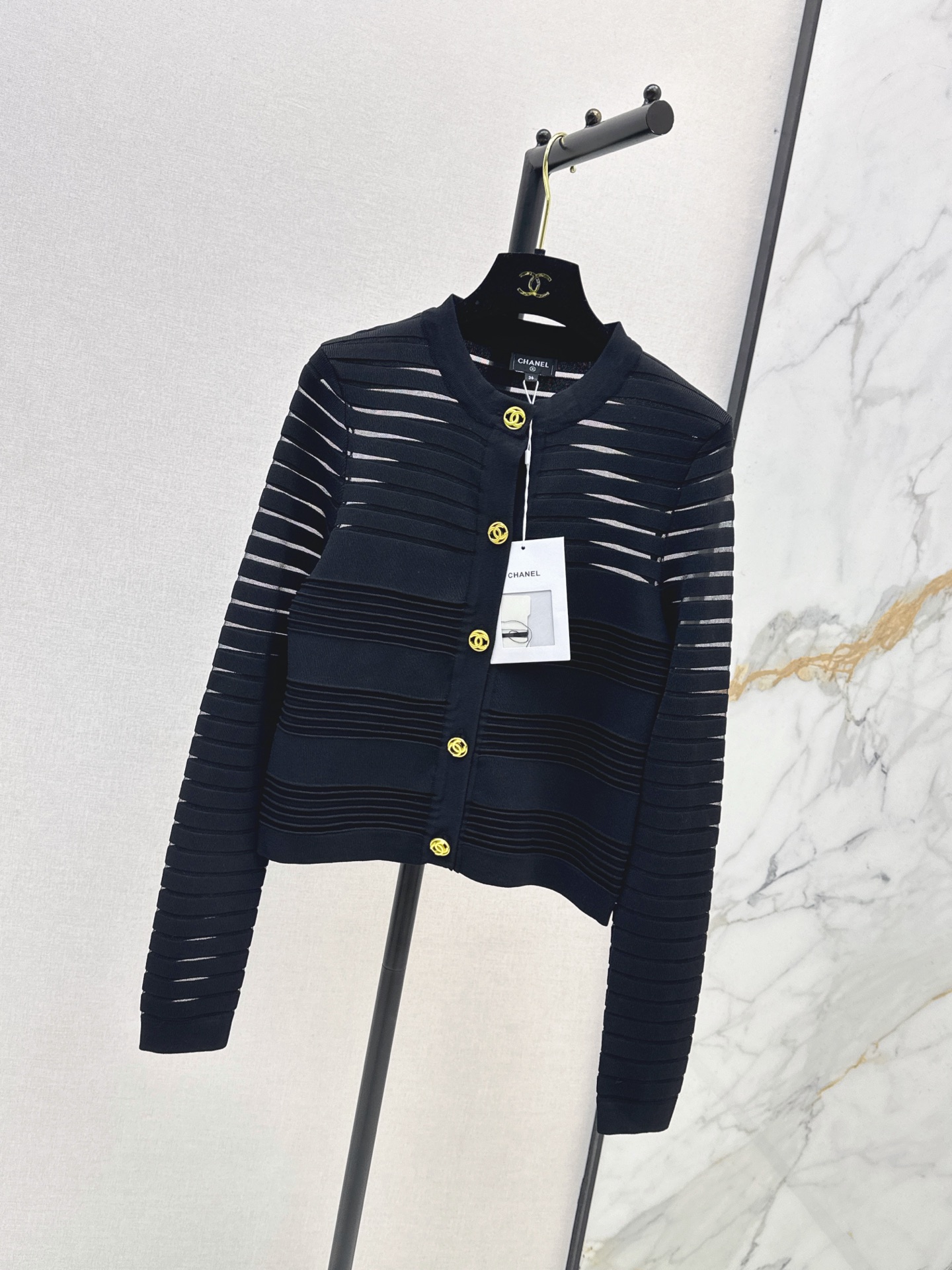 Chan 26fw jacquard crdigan