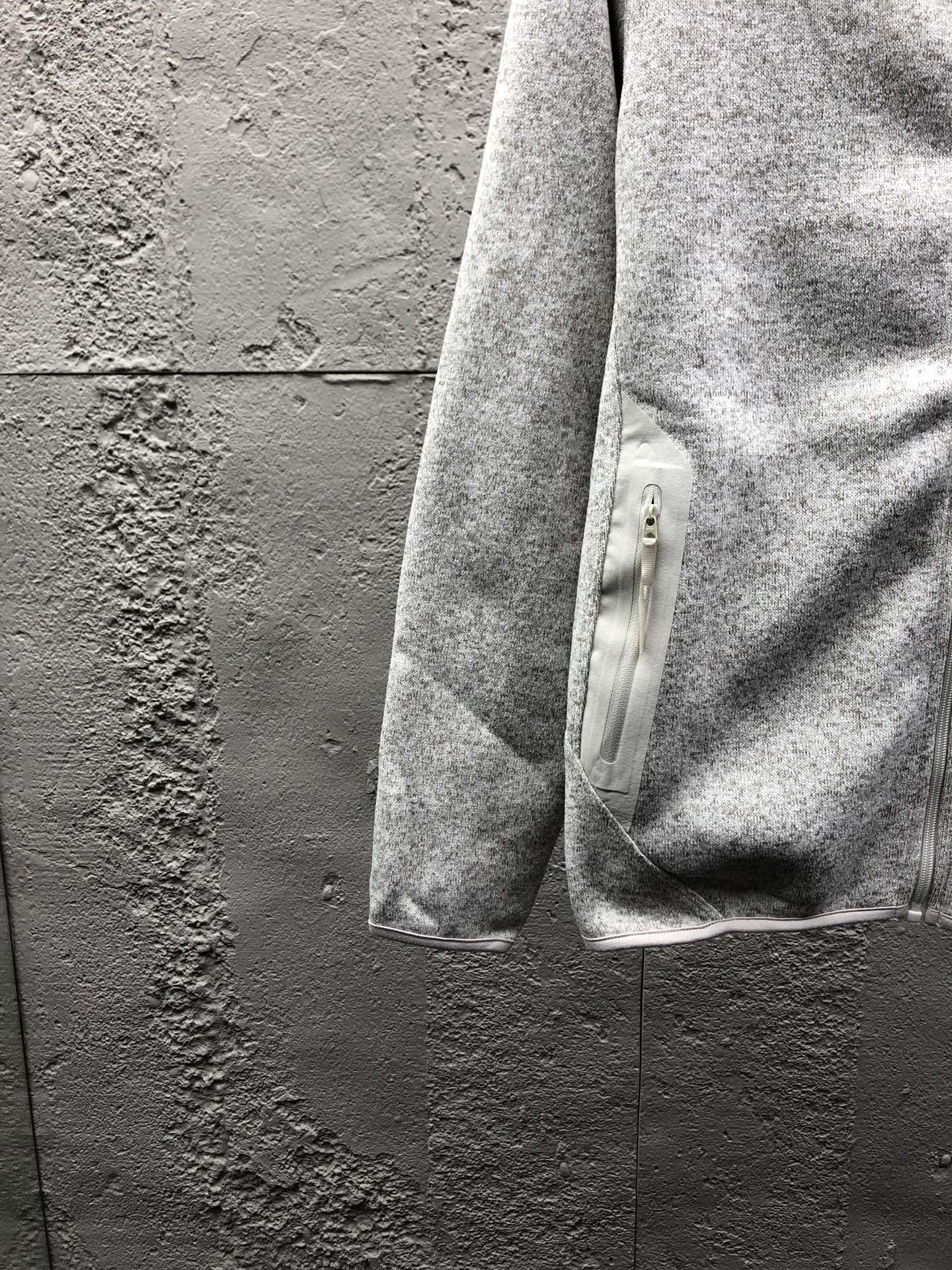 Arcter hooded knit coat