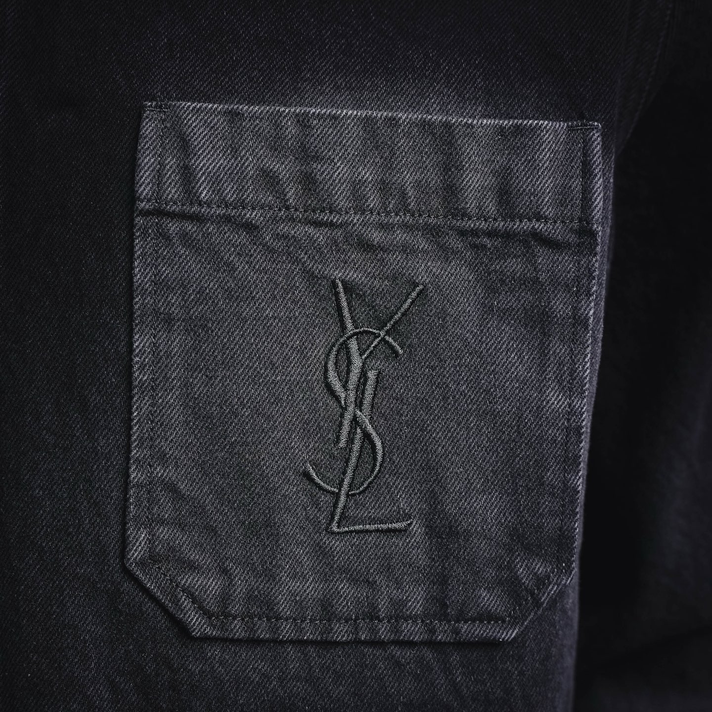 Saint washed denim jacket