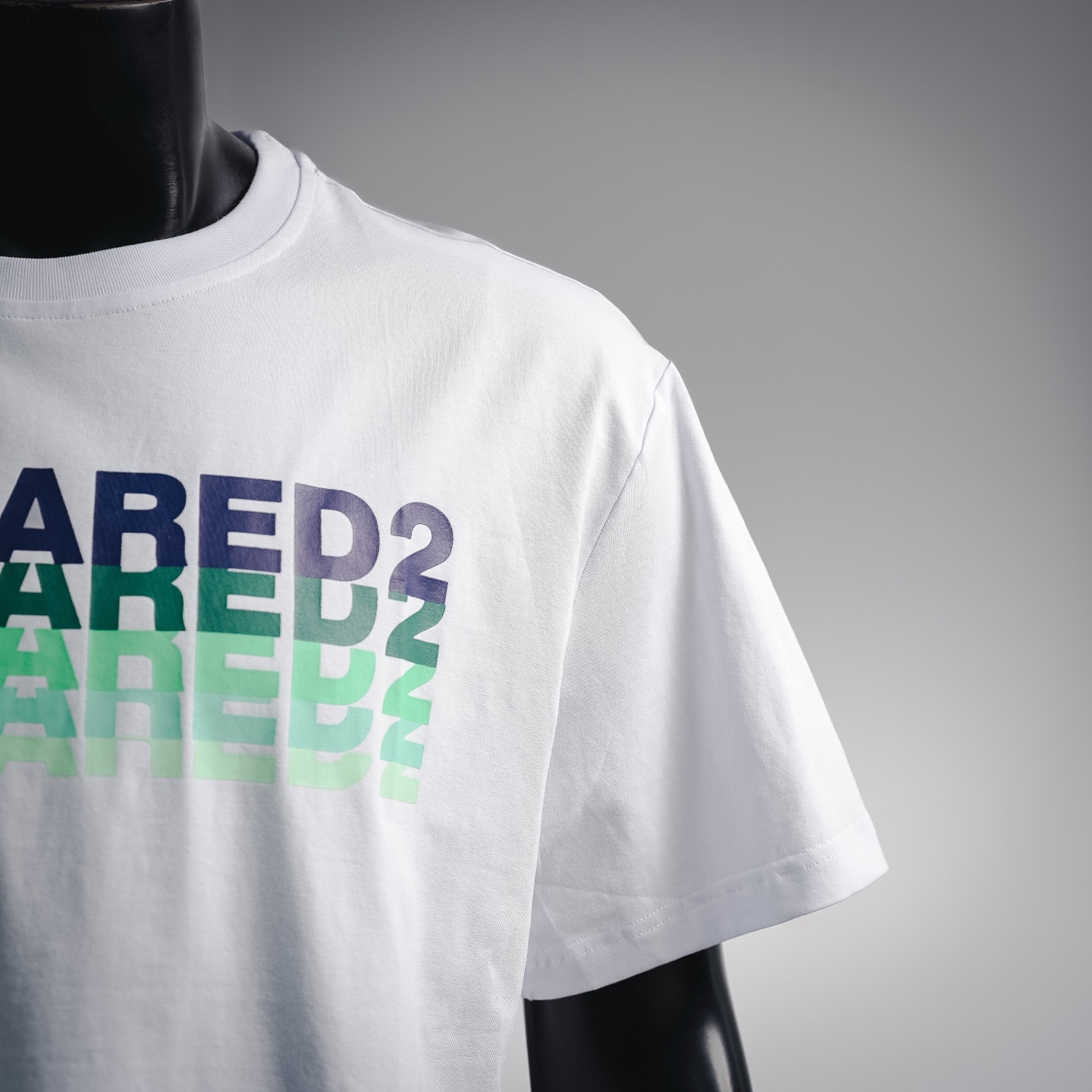 Dsqua gradient letter t-shirt