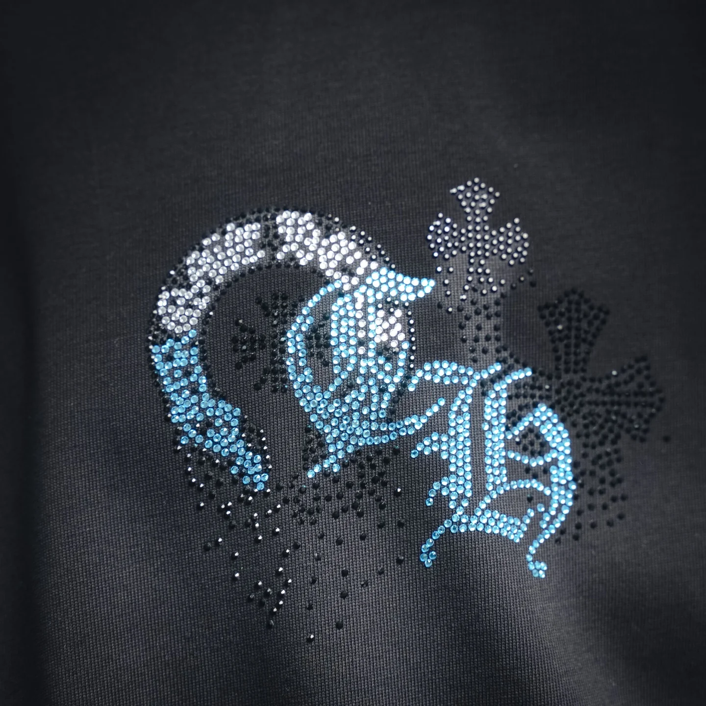 Chrome rhinestone t-shirt