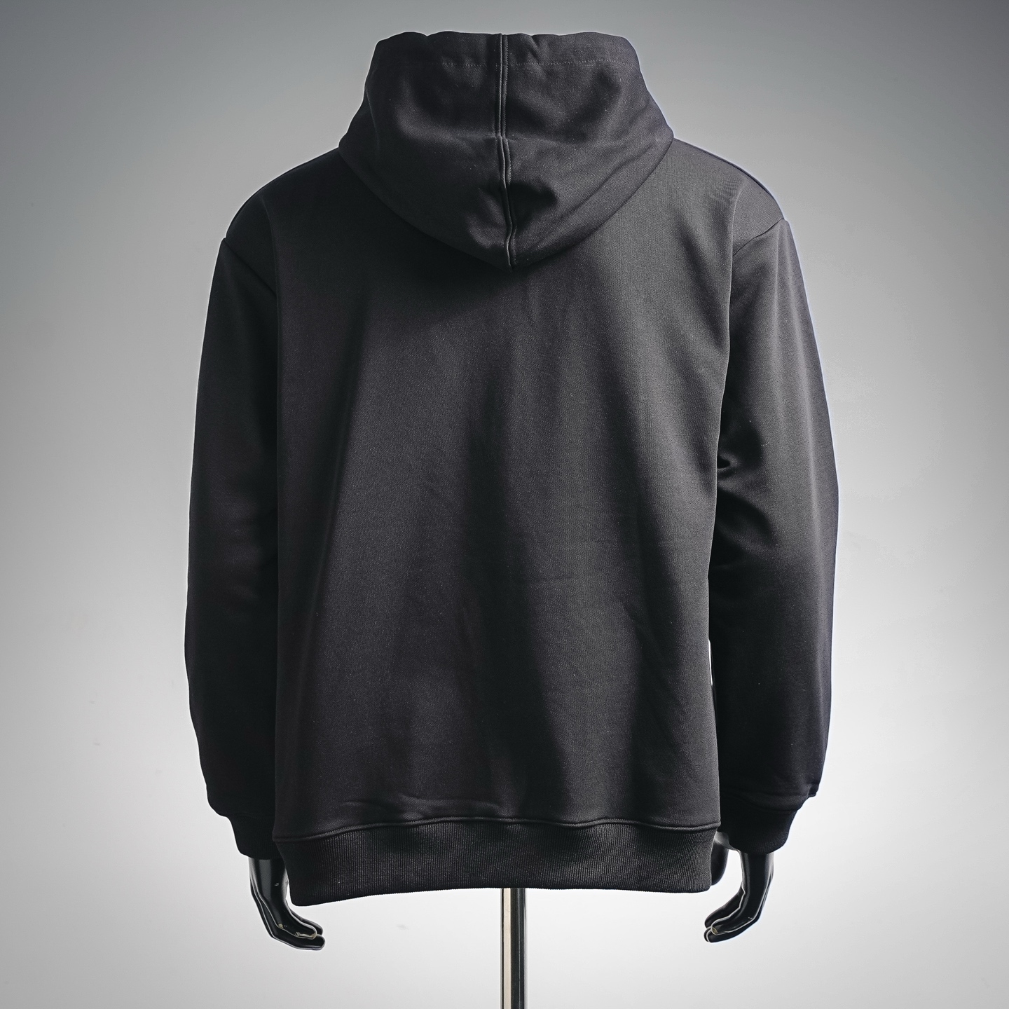 Bur zip-up embroidered hoodie