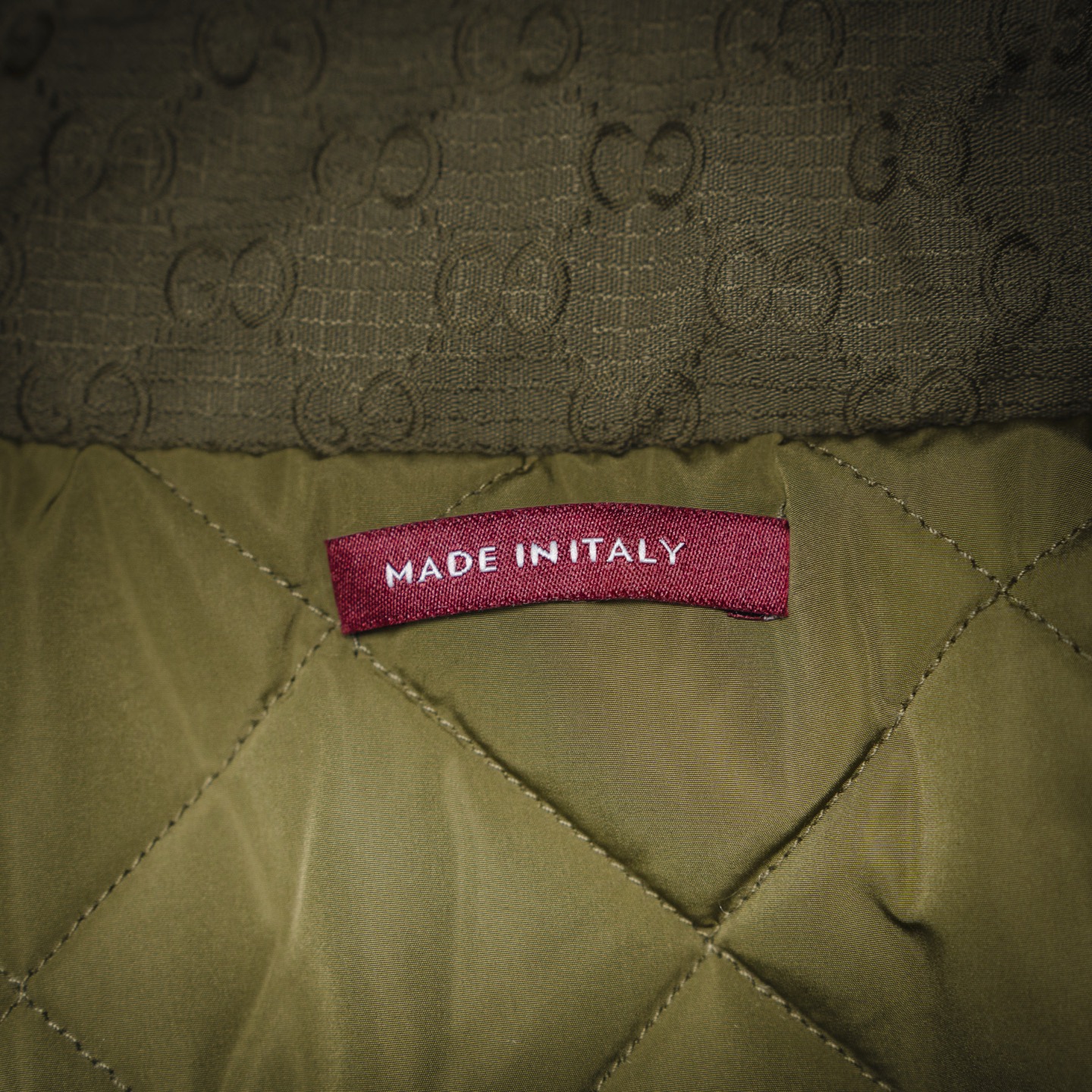 Guc all-over collared jacket