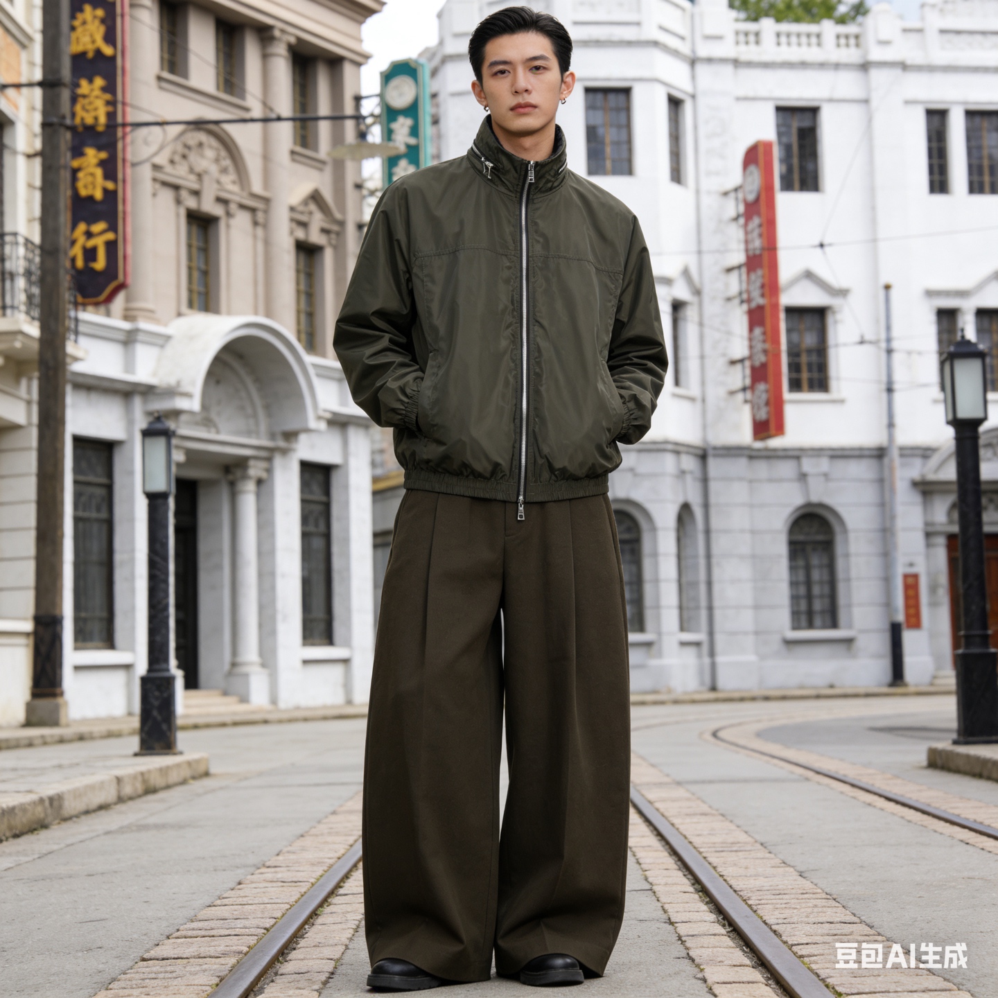 Louis reversible hooded jacket