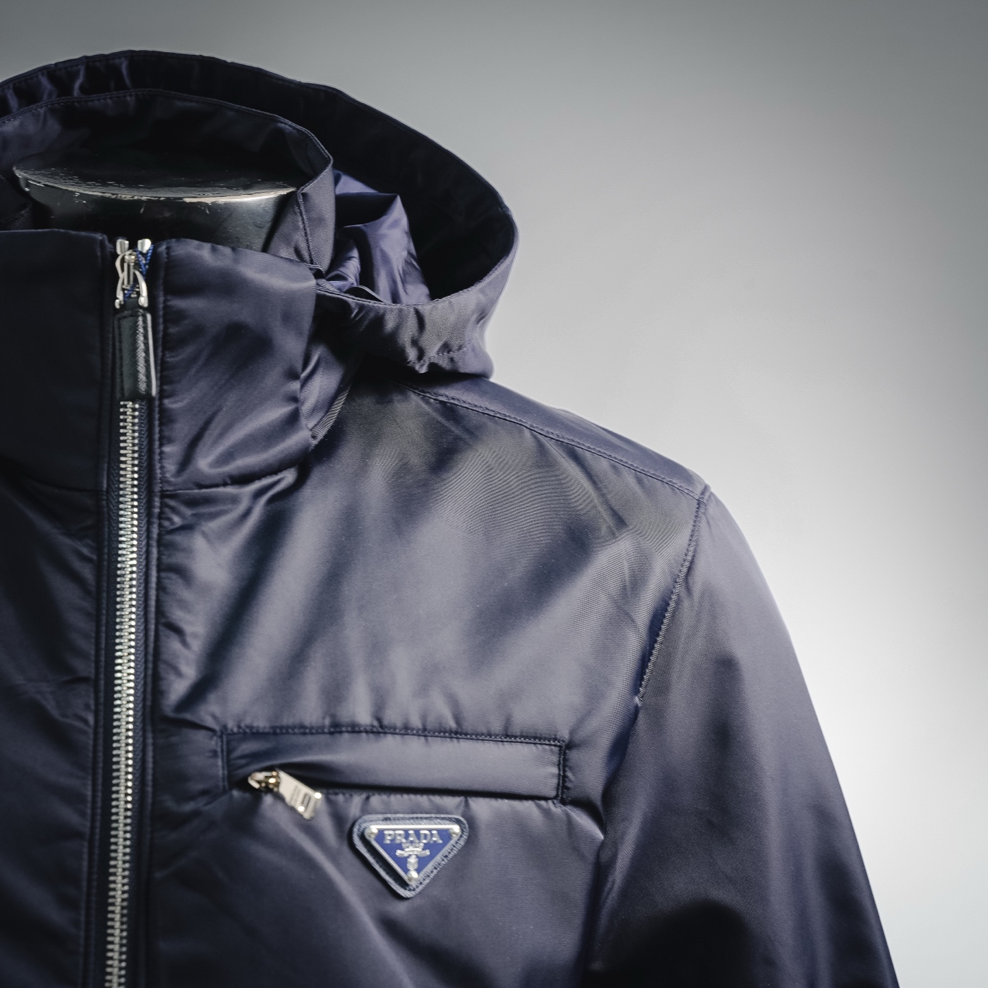 Pra zip-pockets hooded jacket